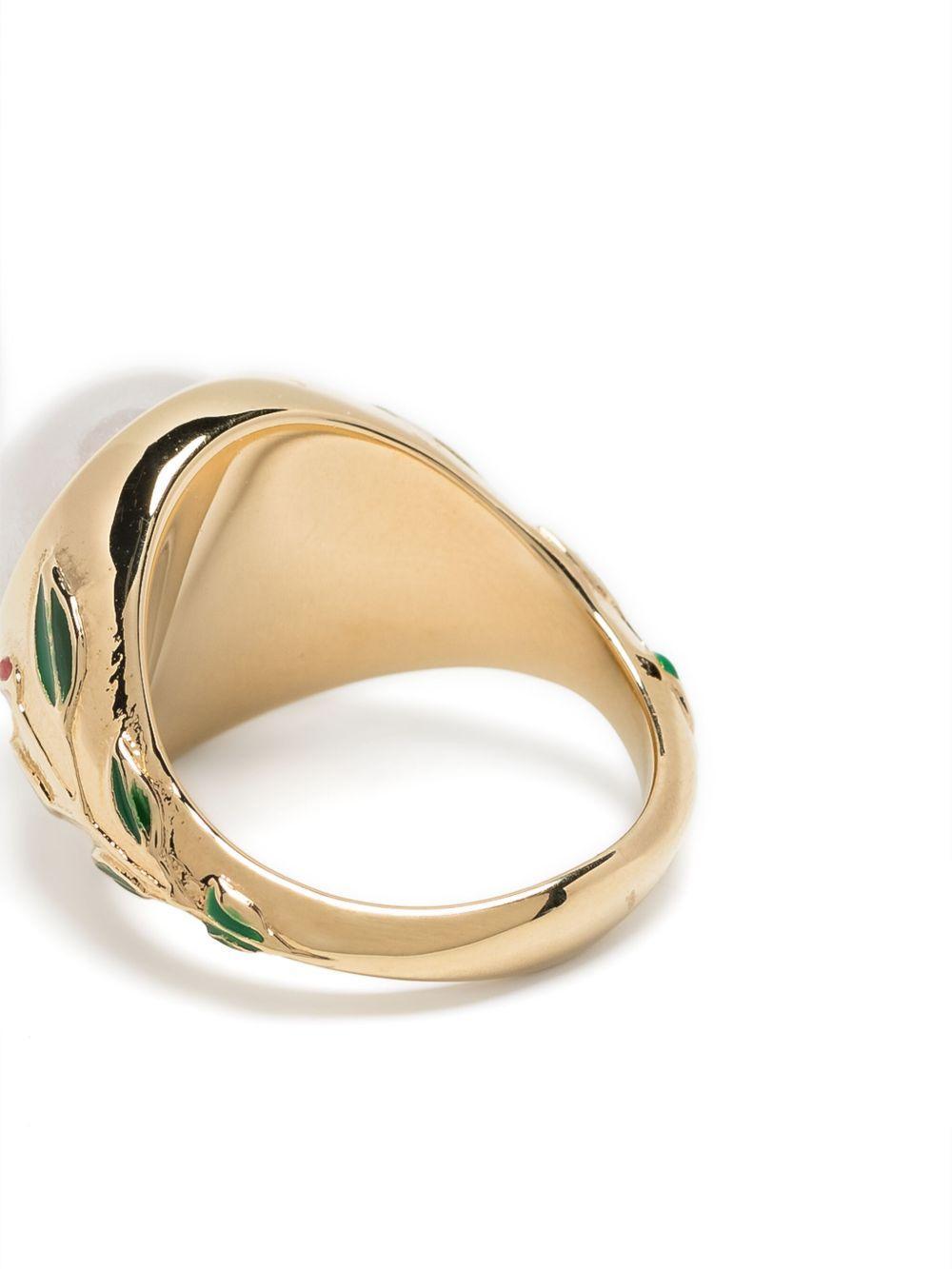 pearl signet ring Product Image