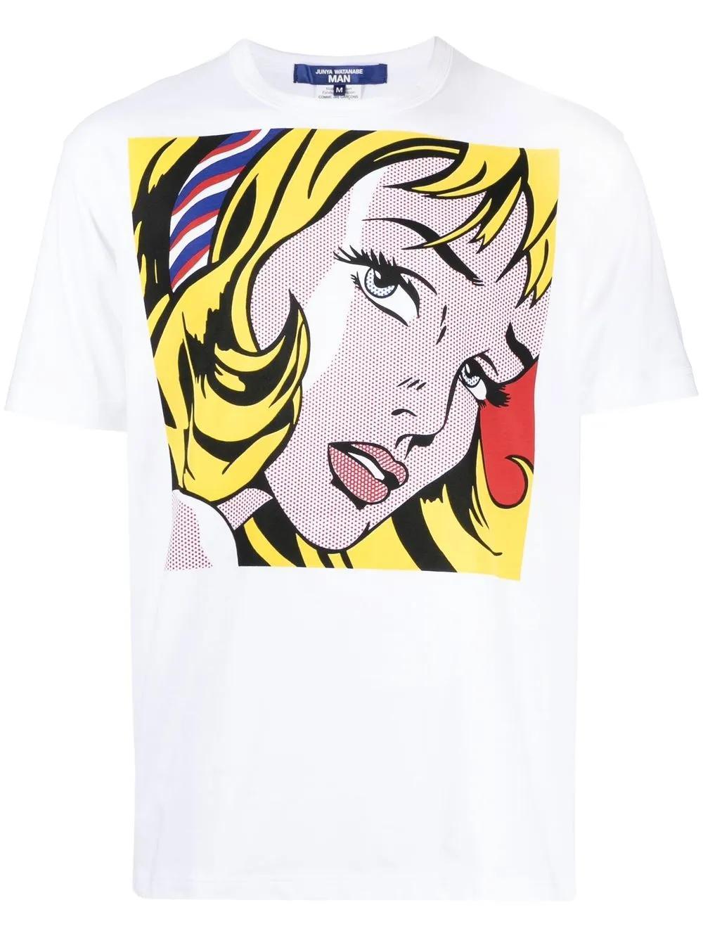 JUNYA WATANABE T-shirt Mit Grafischem Print In White Product Image