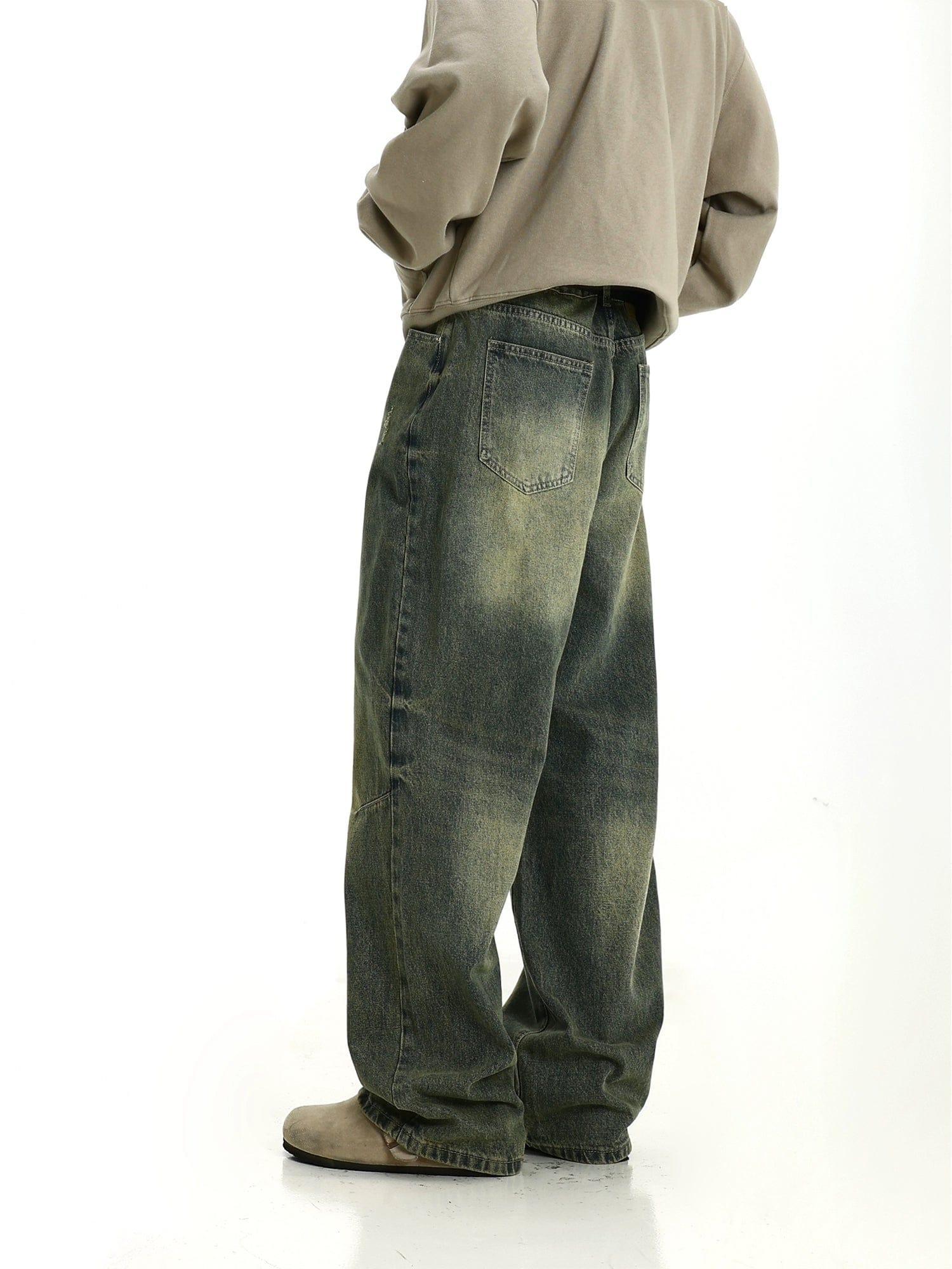 RT No. 11422 BLUE MUD STRAIGHT DENIM JEANS Product Image