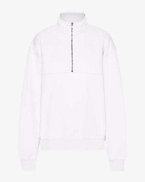 Organic Quarter Zip - Optical White Product Image