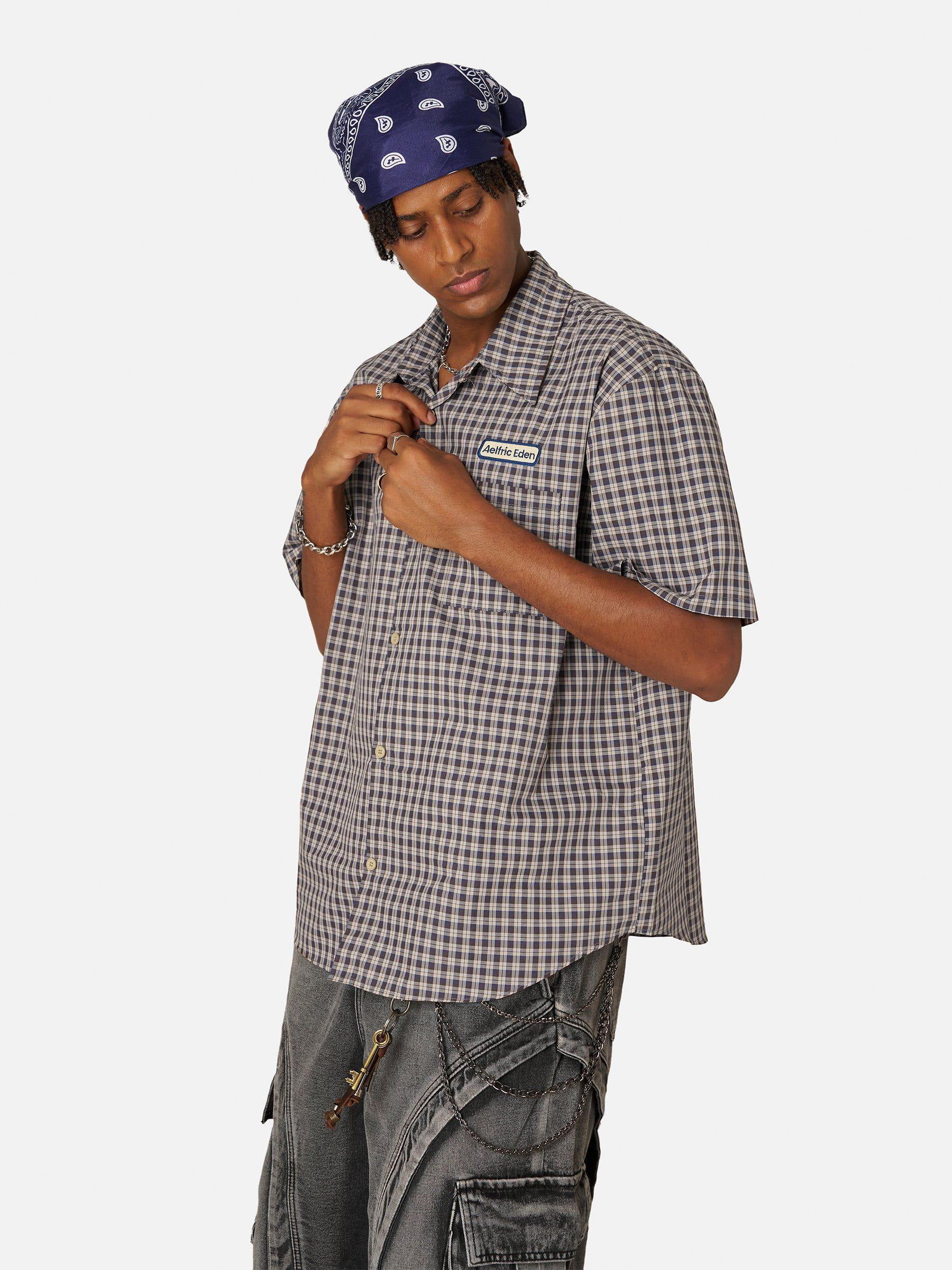Aelfric Eden Women’s Boxy Plaid Shirt Female Product Image