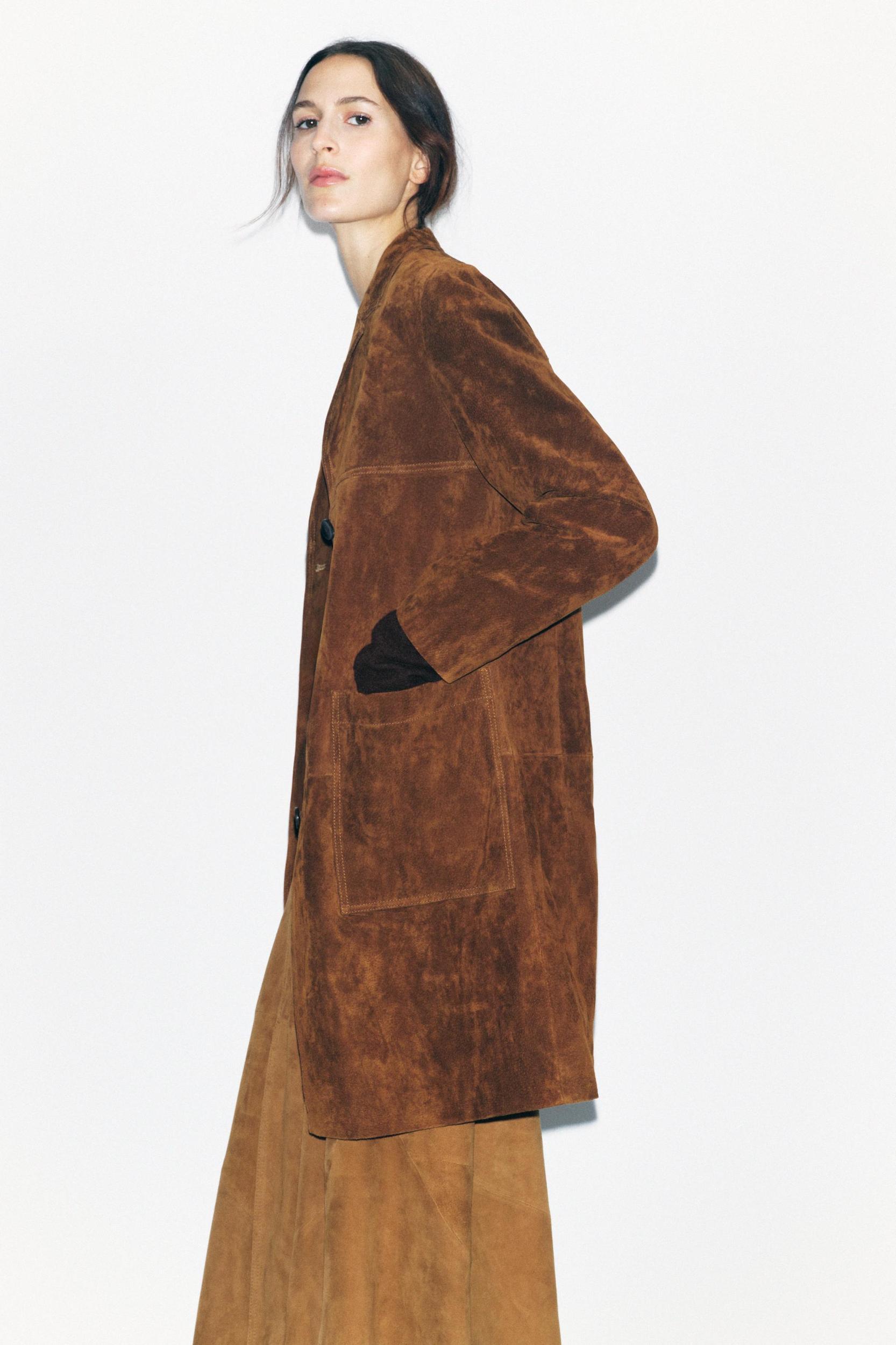 ZW COLLECTION LIMITED EDITION 100% SUEDE COAT Product Image