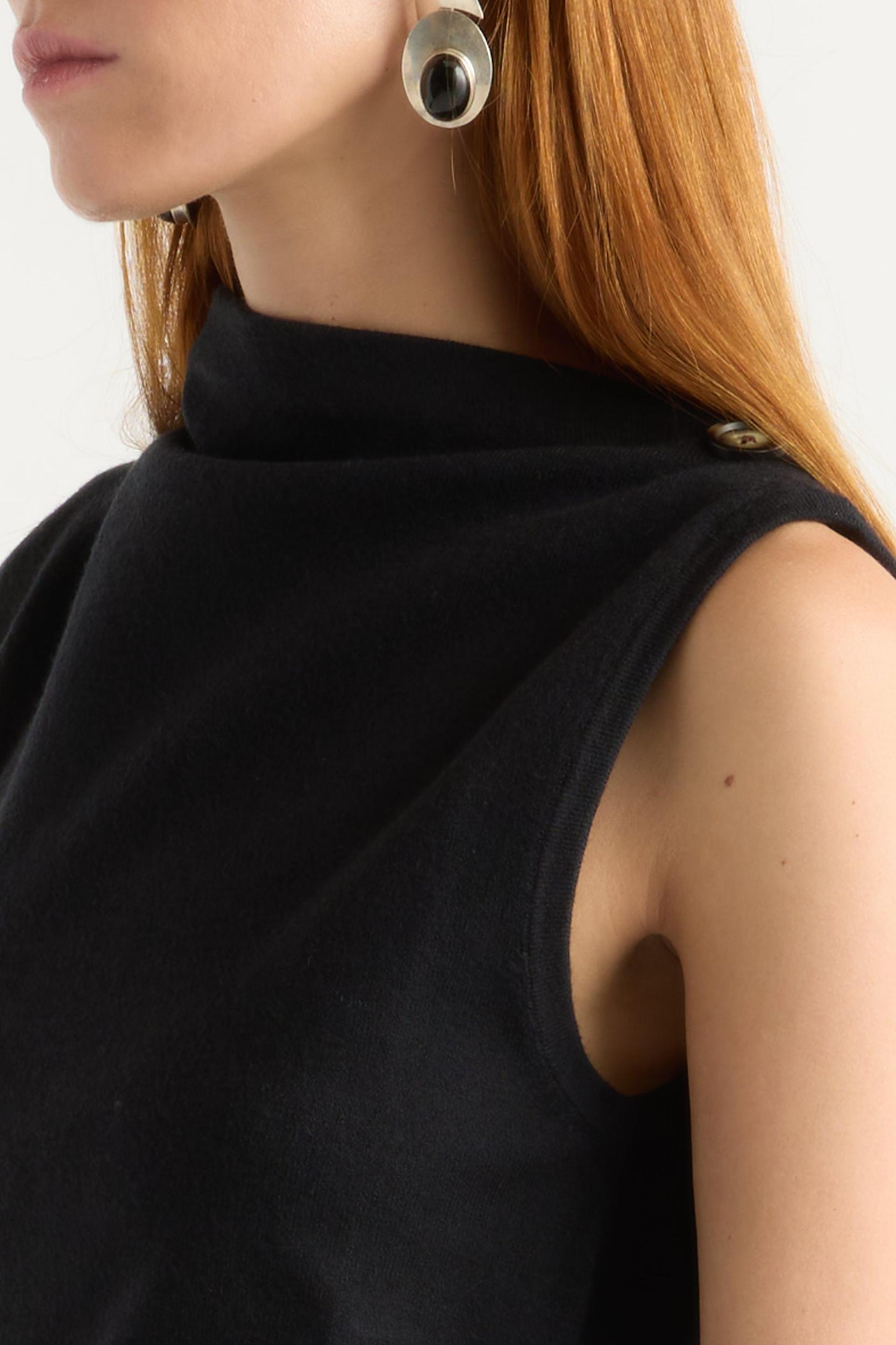 Abel Sleeveless Asymmetric-Neck Dress Product Image