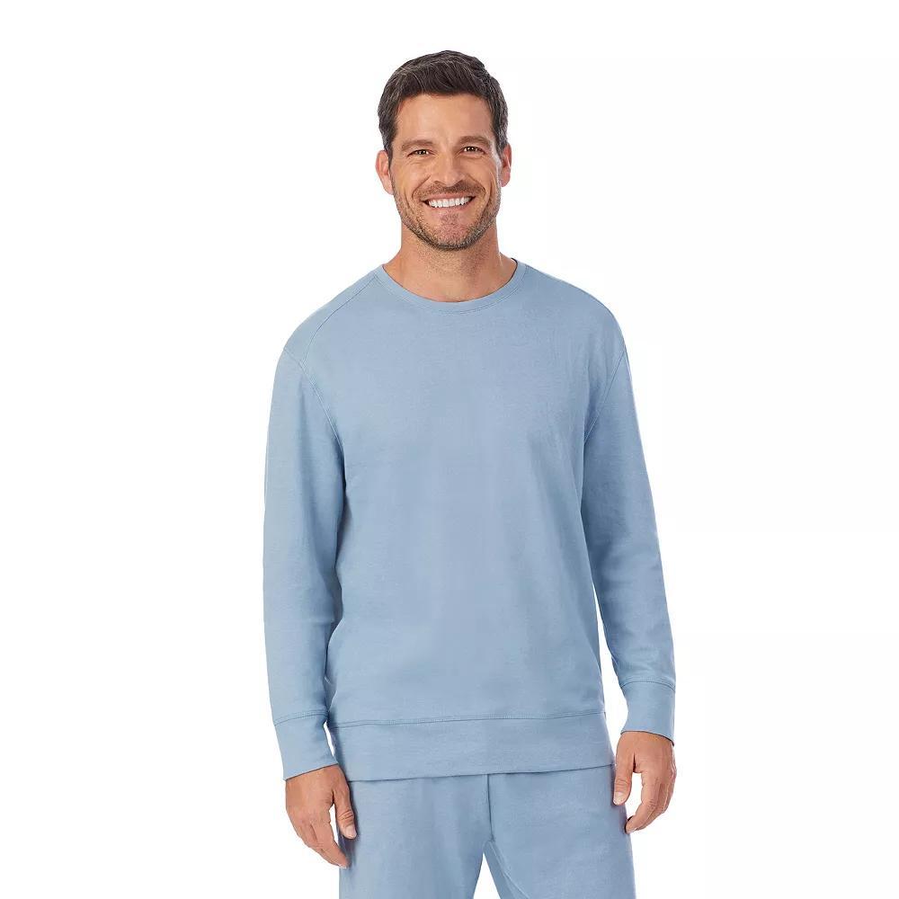 Big & Tall Cuddl Duds® Essentials Pajama Top, Men's, Size: XL Tall, Faded Blue Product Image