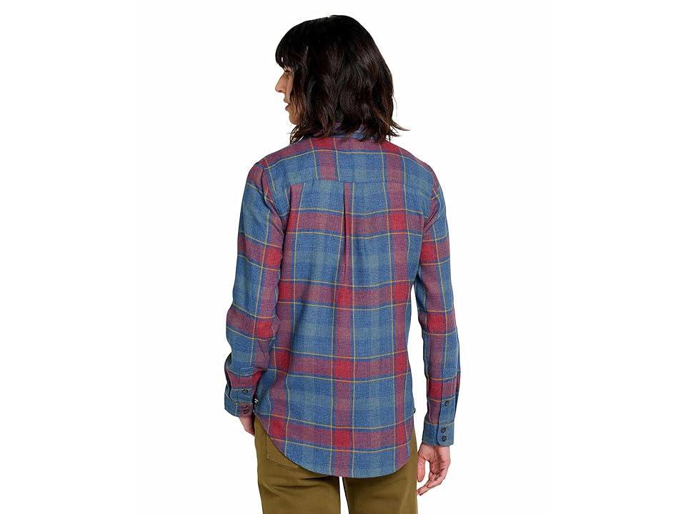 Toad&Co Re-Form Flannel Shirt (Garnet) Women's Clothing Product Image