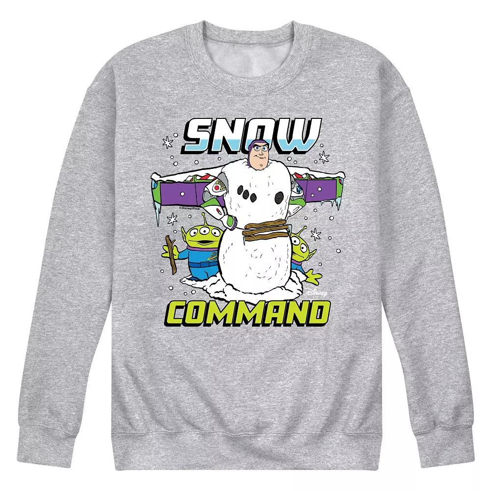 Disney / Pixars Toy Story Mens Snowman Fleece Sweatshirt Product Image