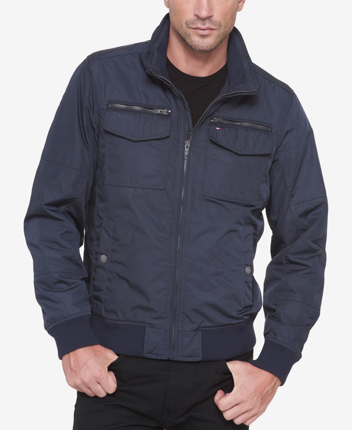 Mens Tommy Hilfiger Lightweight Performance Bomber Jacket, Mens Green Product Image