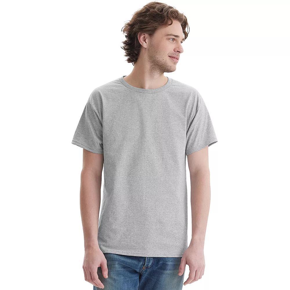Men's Hanes® Essentials 4-Pack Cotton T-Shirt, Size: Small, Grey Product Image