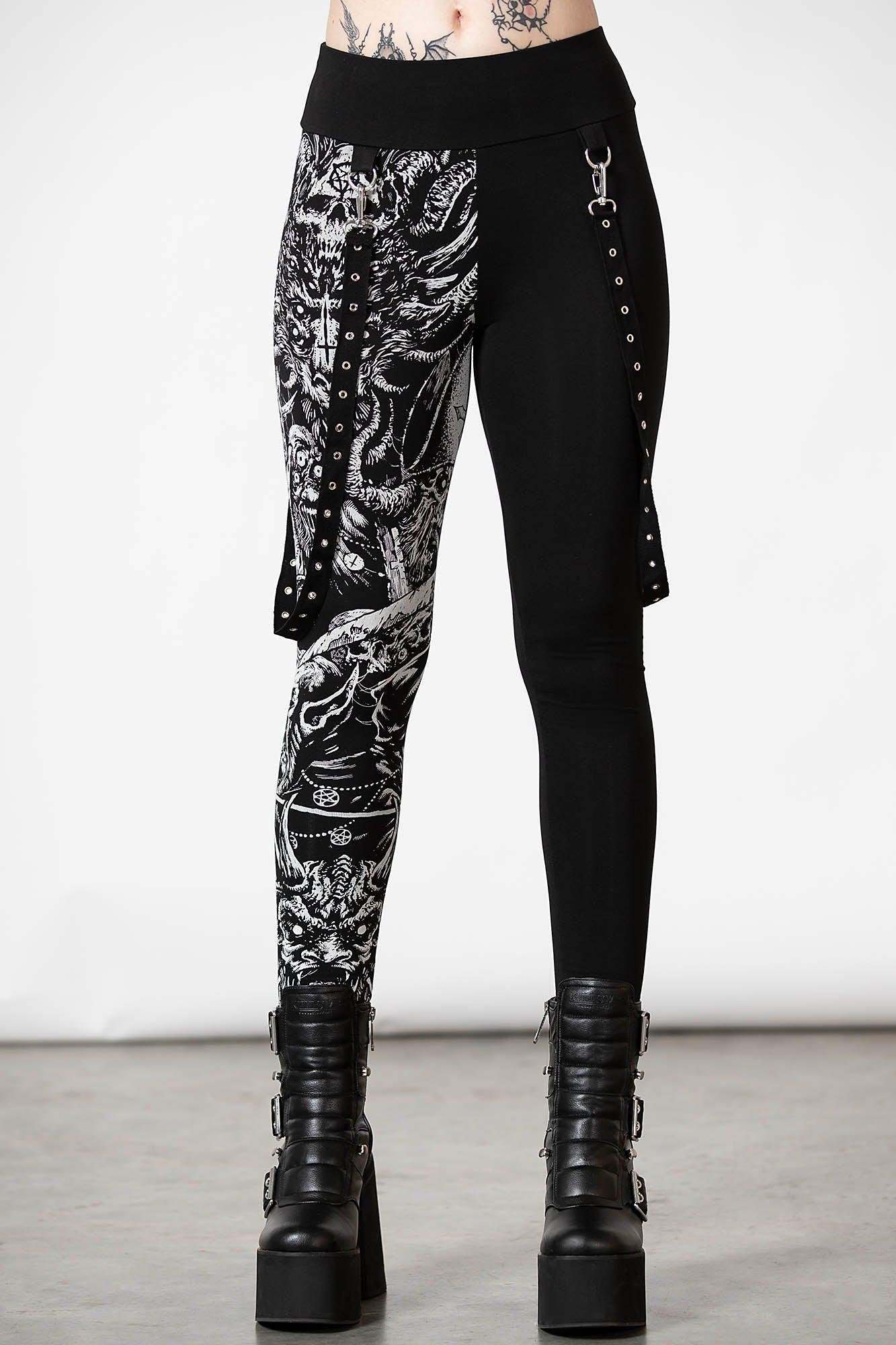 Amnesia Leggings / Black / 95% Cotton 5% Elastane Product Image