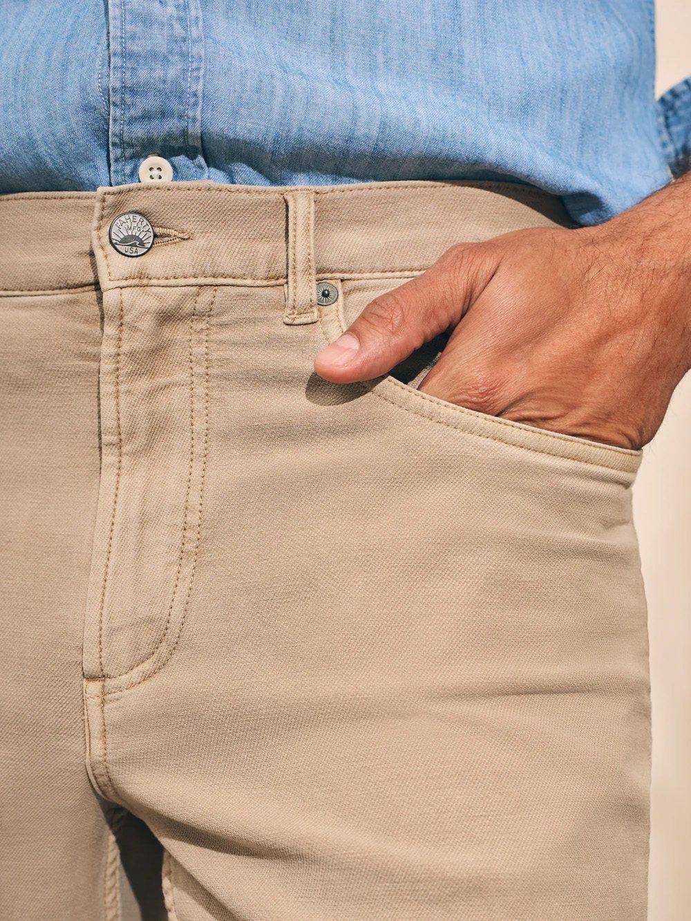 Stretch Terry 5-Pocket Pant Product Image