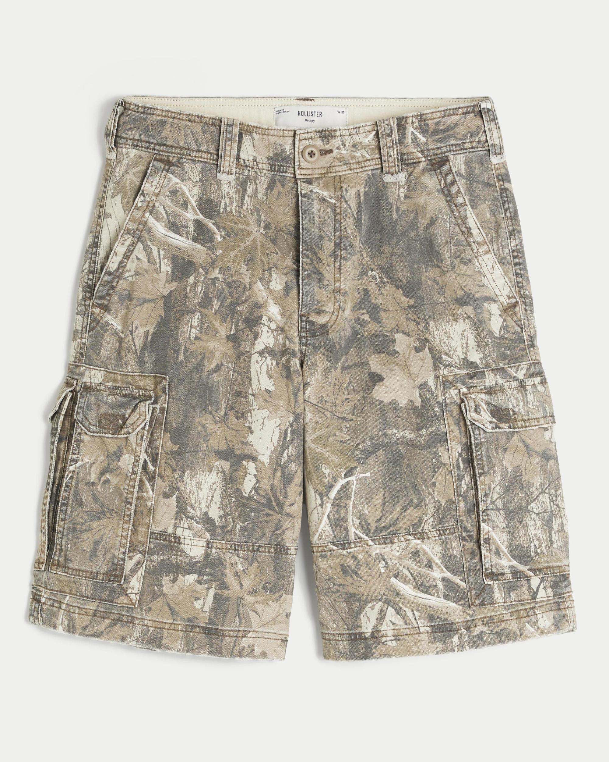 At-the-Knee Baggy Cargo Shorts Product Image