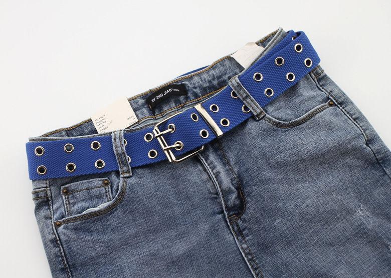 Double Eyelet Canvas Belt Product Image