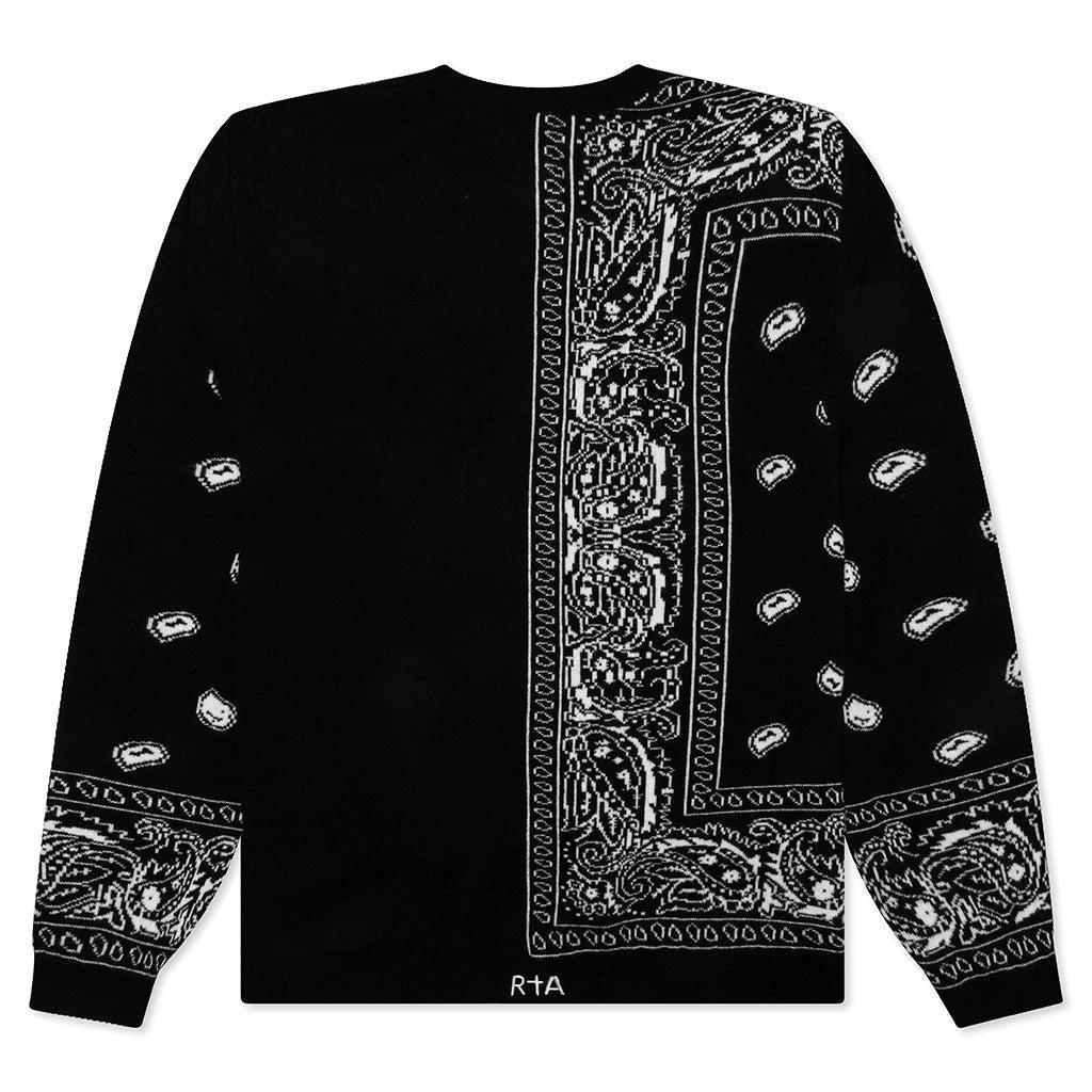 Creed Sweater - Black Paisley Male Product Image