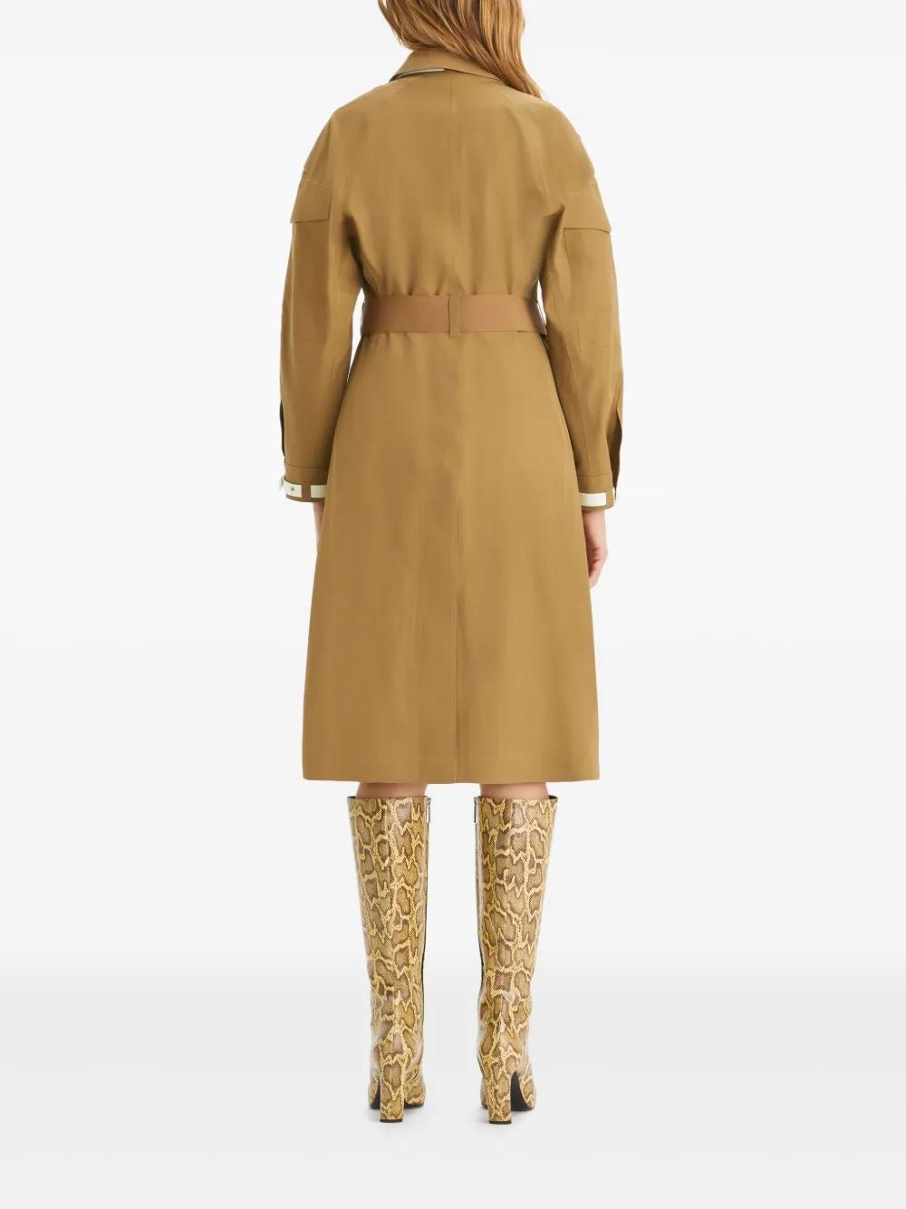 belted trench coat Product Image