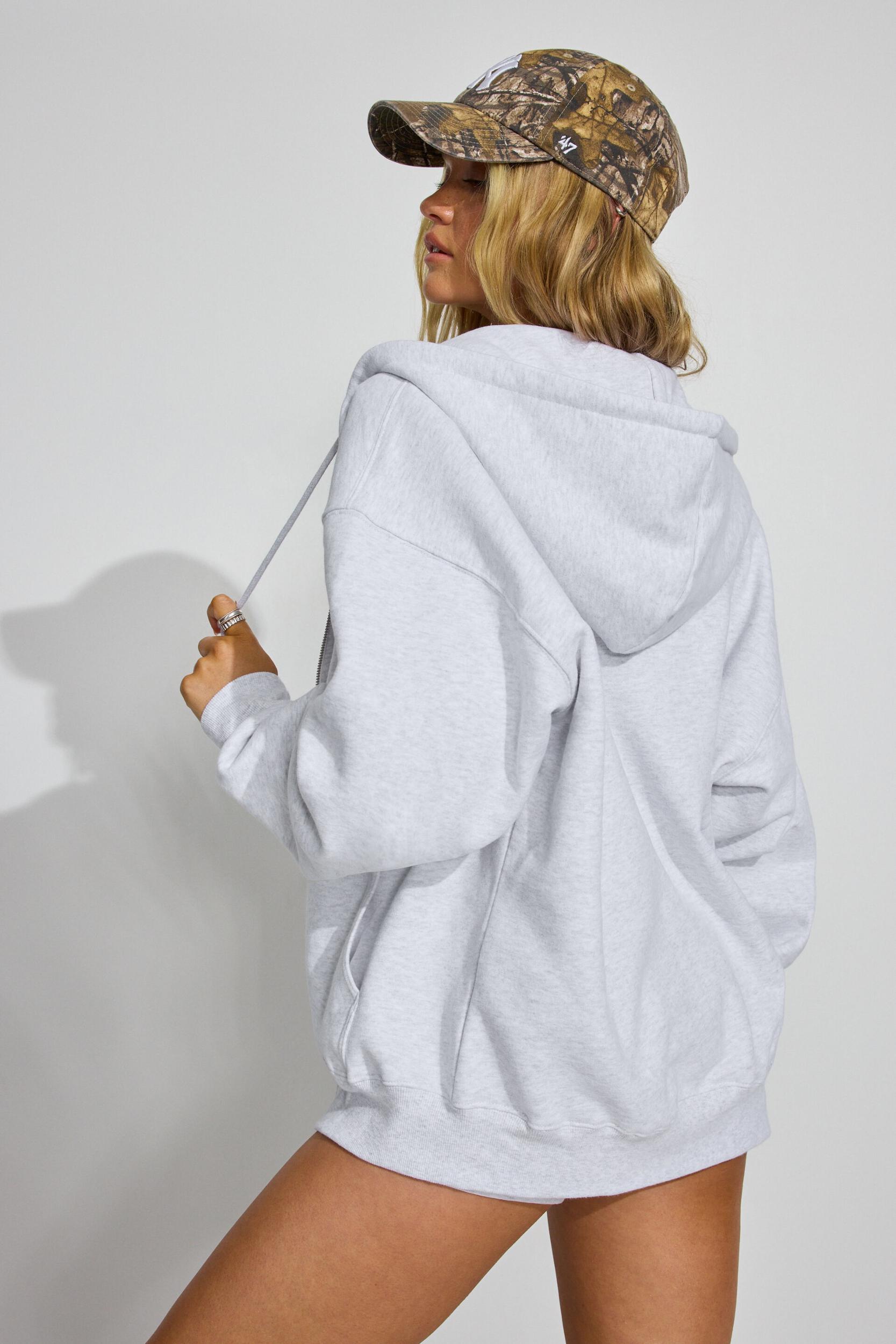 SoftTerry Oversized Zip-Up Hoodie Product Image