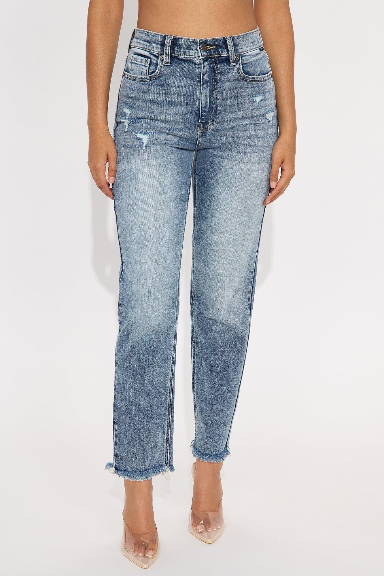 Small Town High Rise Mom Jean - Dark Wash Product Image