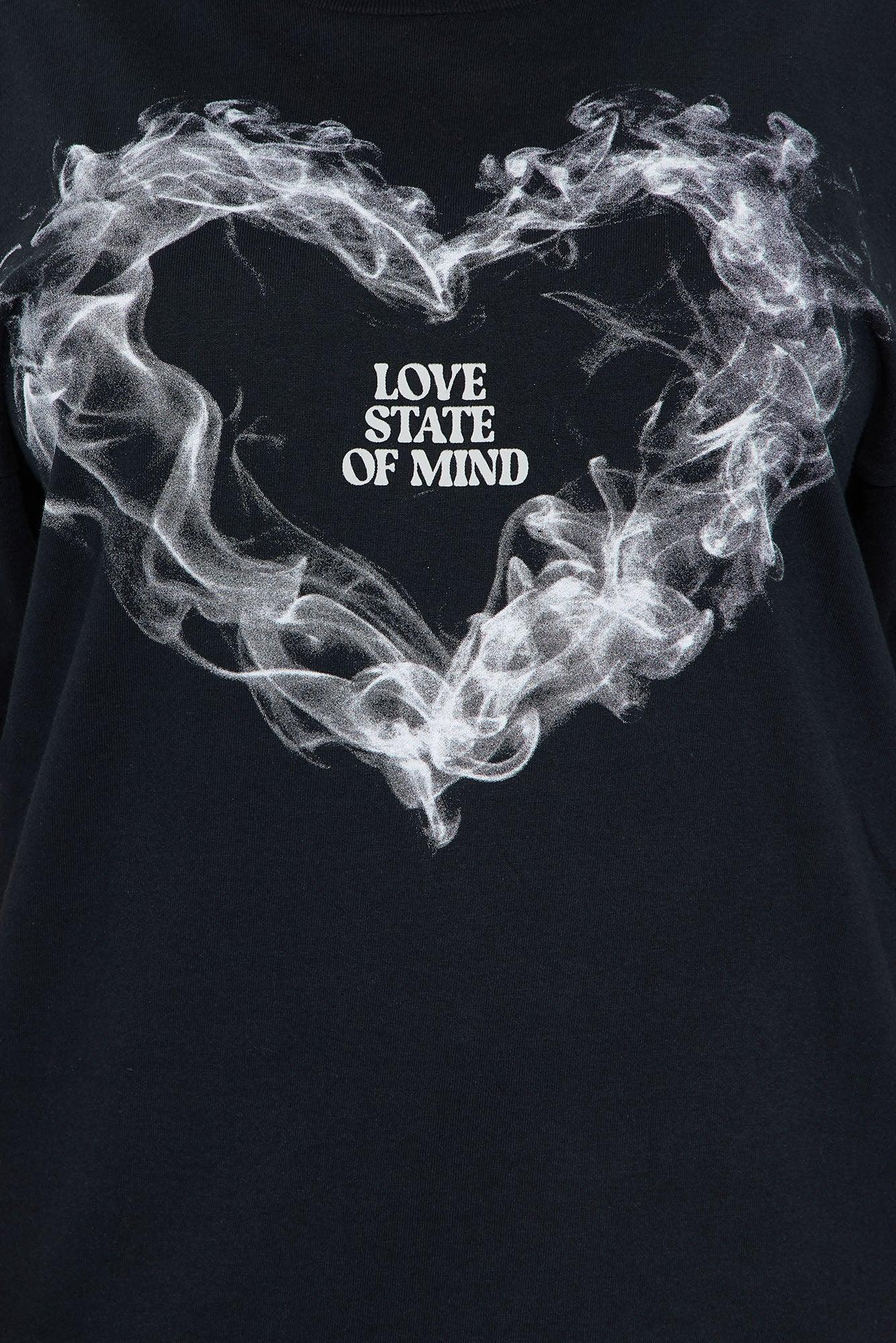 Love State Of Mind Tee - Black Product Image
