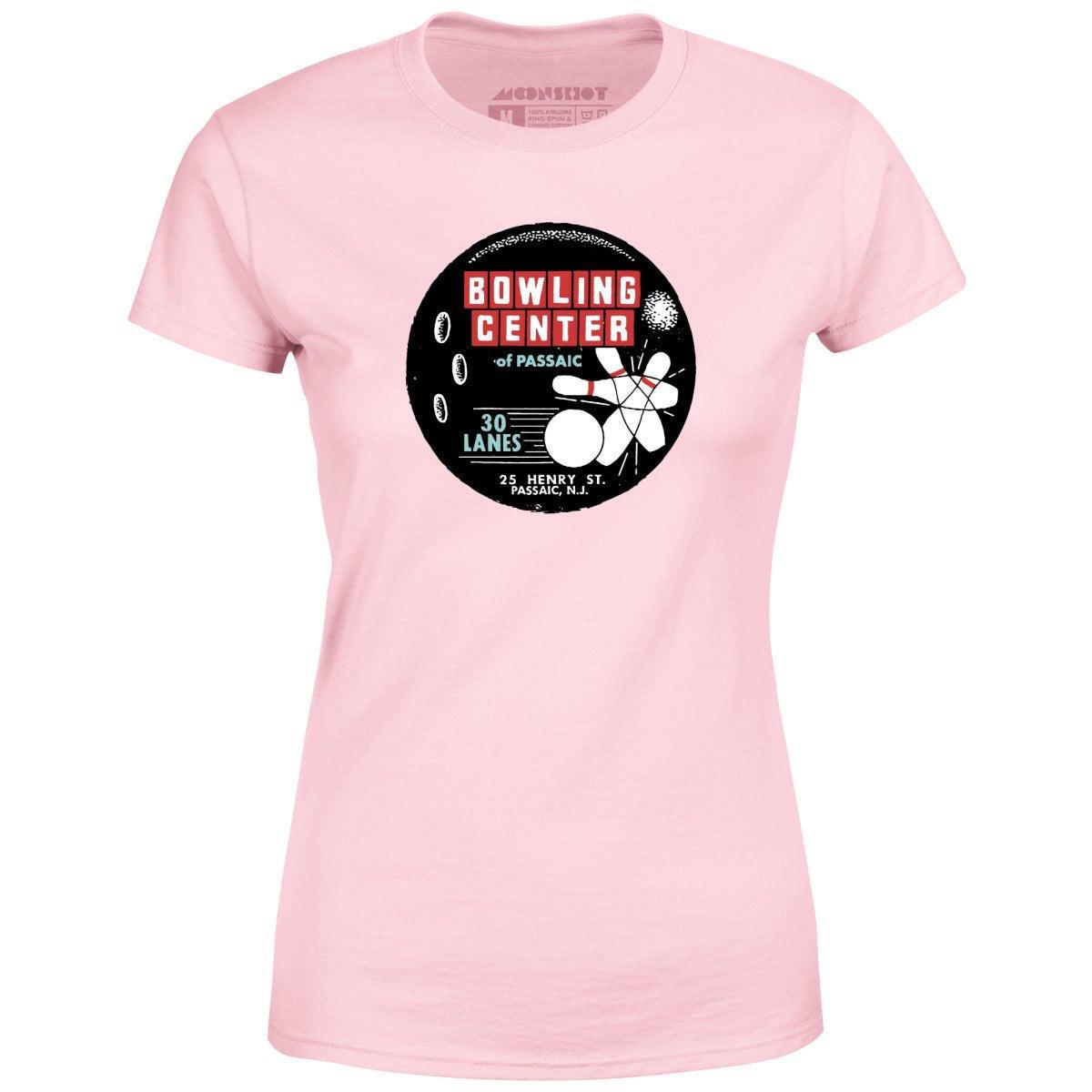 Bowling Center of Passaic - Passaic, NJ - Vintage Bowling Alley - Women's T-Shirt Female Product Image