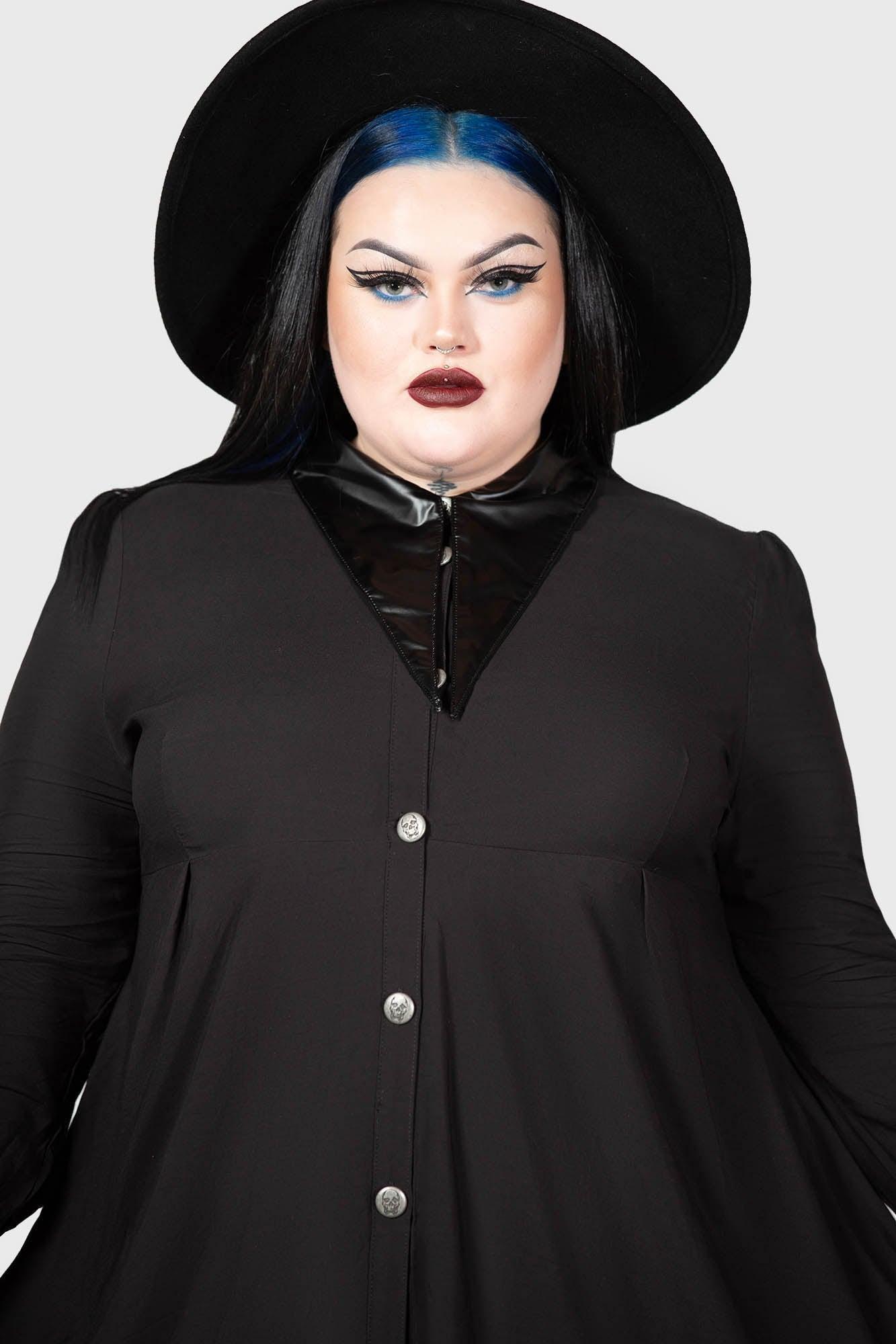 Heavens Below Shirt Dress Female Product Image