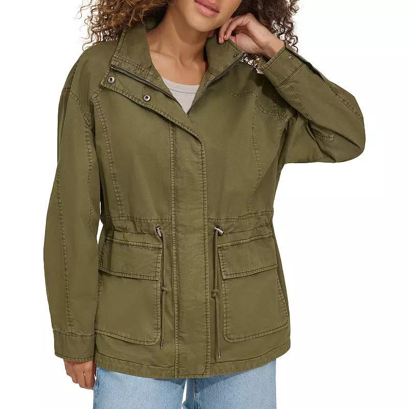 Women's Levi's® Lightweight Stand Collar Anorak Military Jacket, Size: XS, Green Product Image