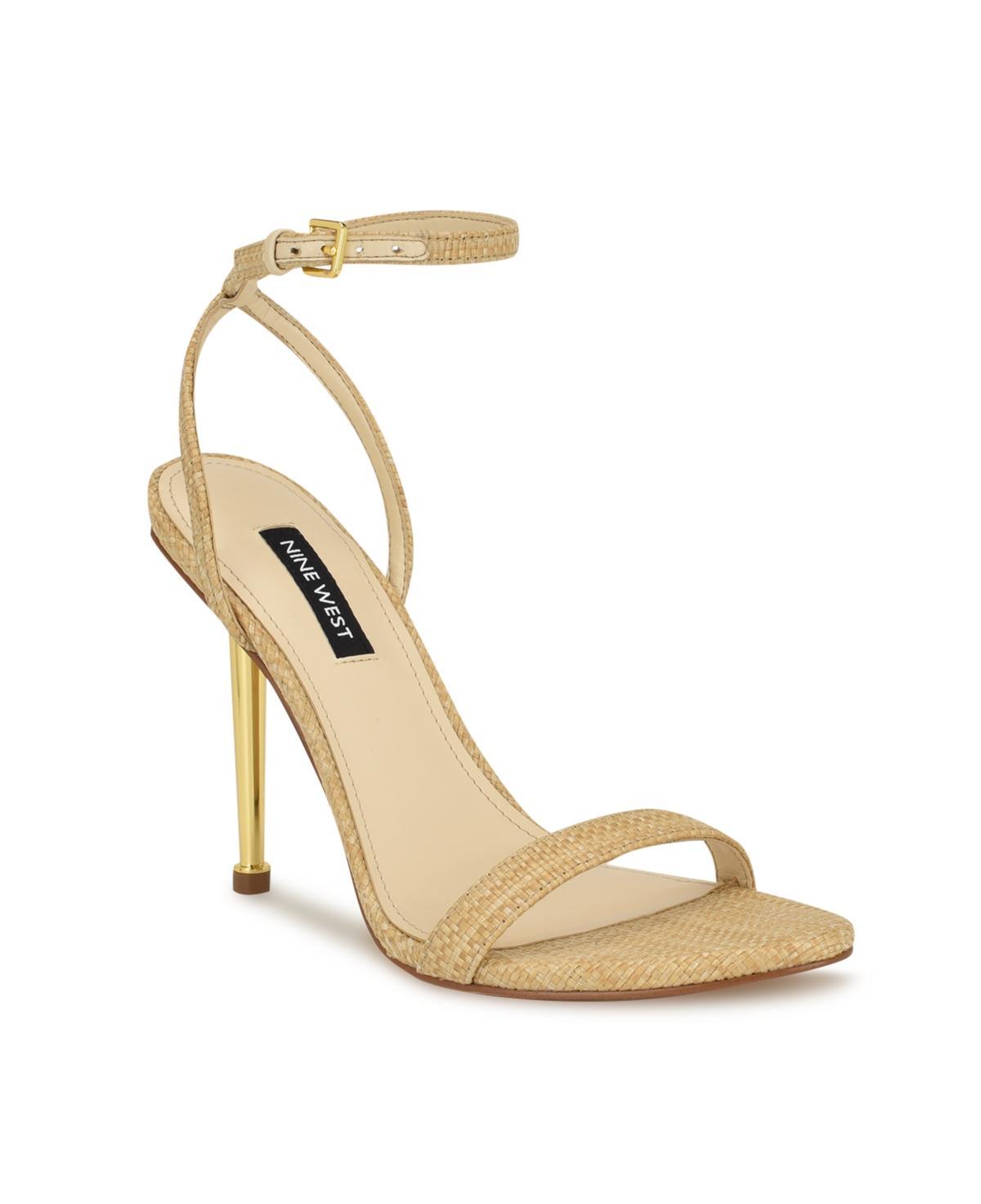 Nine West Reina Women's High Heel Dress Sandals, Size: 9, Neon Yellow Patent Product Image
