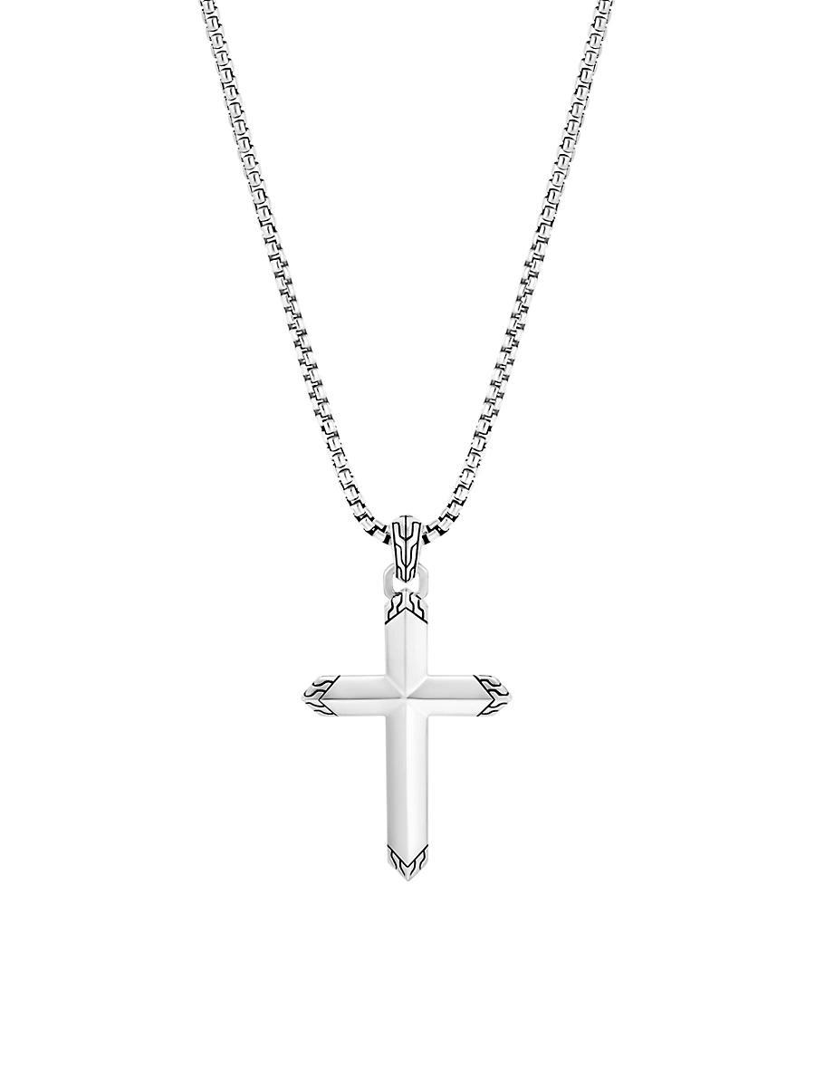 John Hardy Sterling Silver Classic Chain Cross Pendant Necklace, 26 Product Image