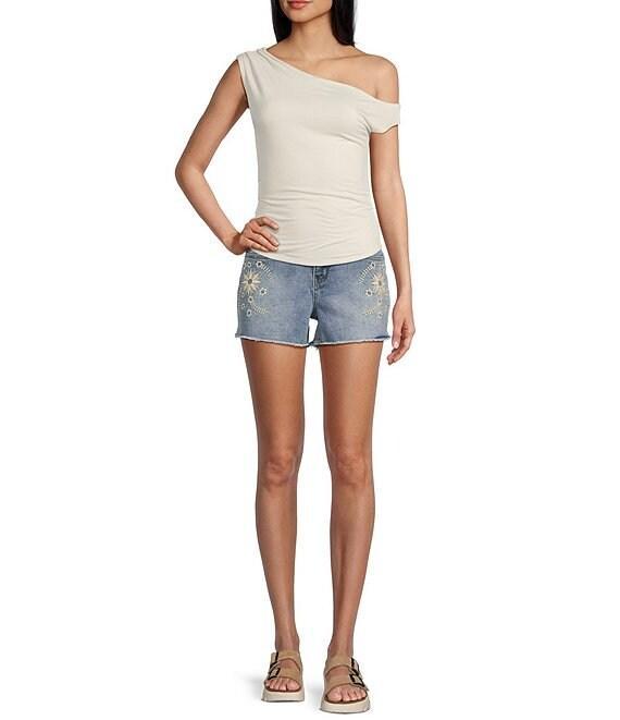 Originality Cowl Neck One-Shoulder Top Product Image