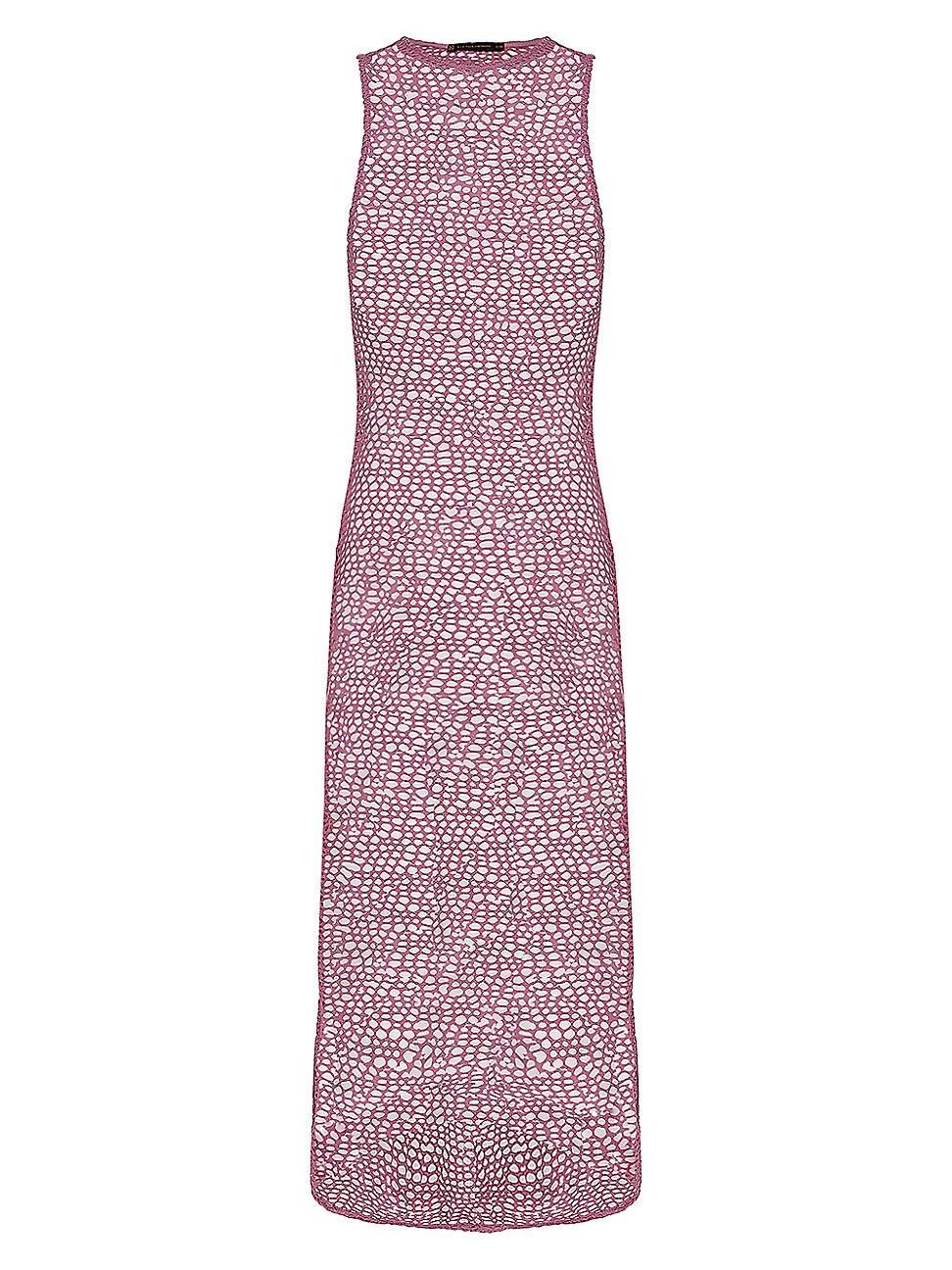 Womens Solid Twist Cover-Up Midi-Dress Product Image