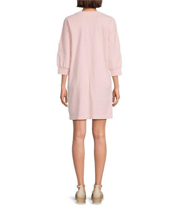 Westbound 3/4 Sleeve Crew Neck Dress Product Image