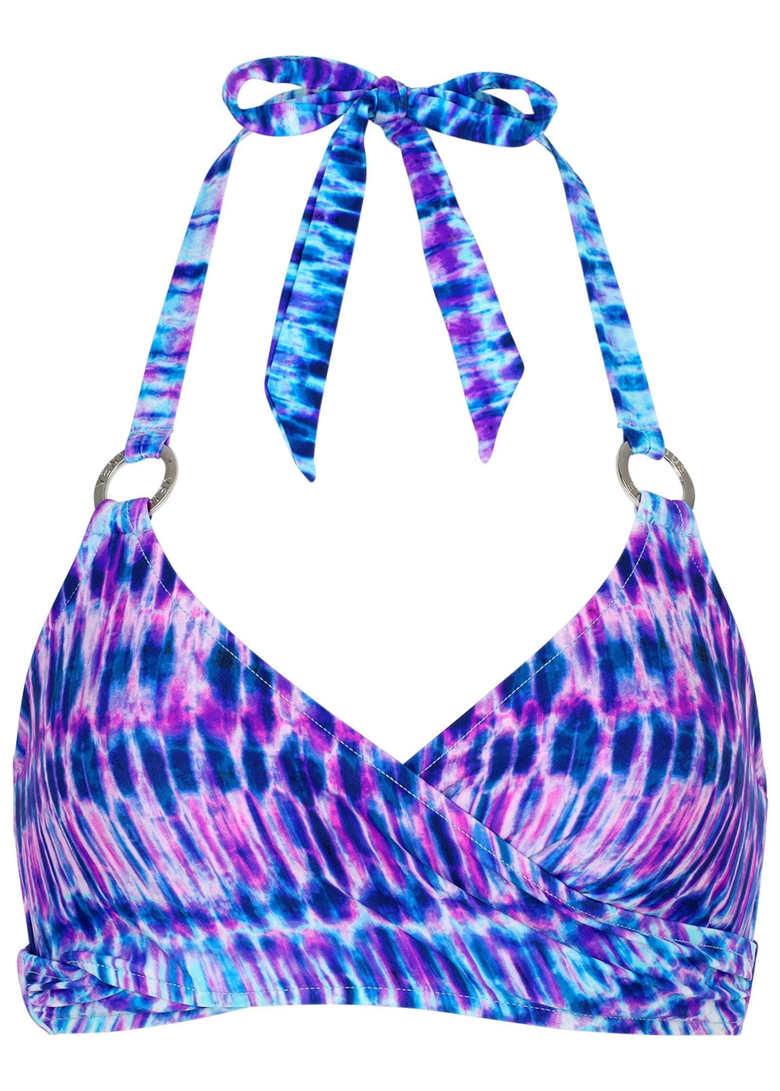Maui Full Coverage Bottom - Blurred Leopard Stripe Product Image