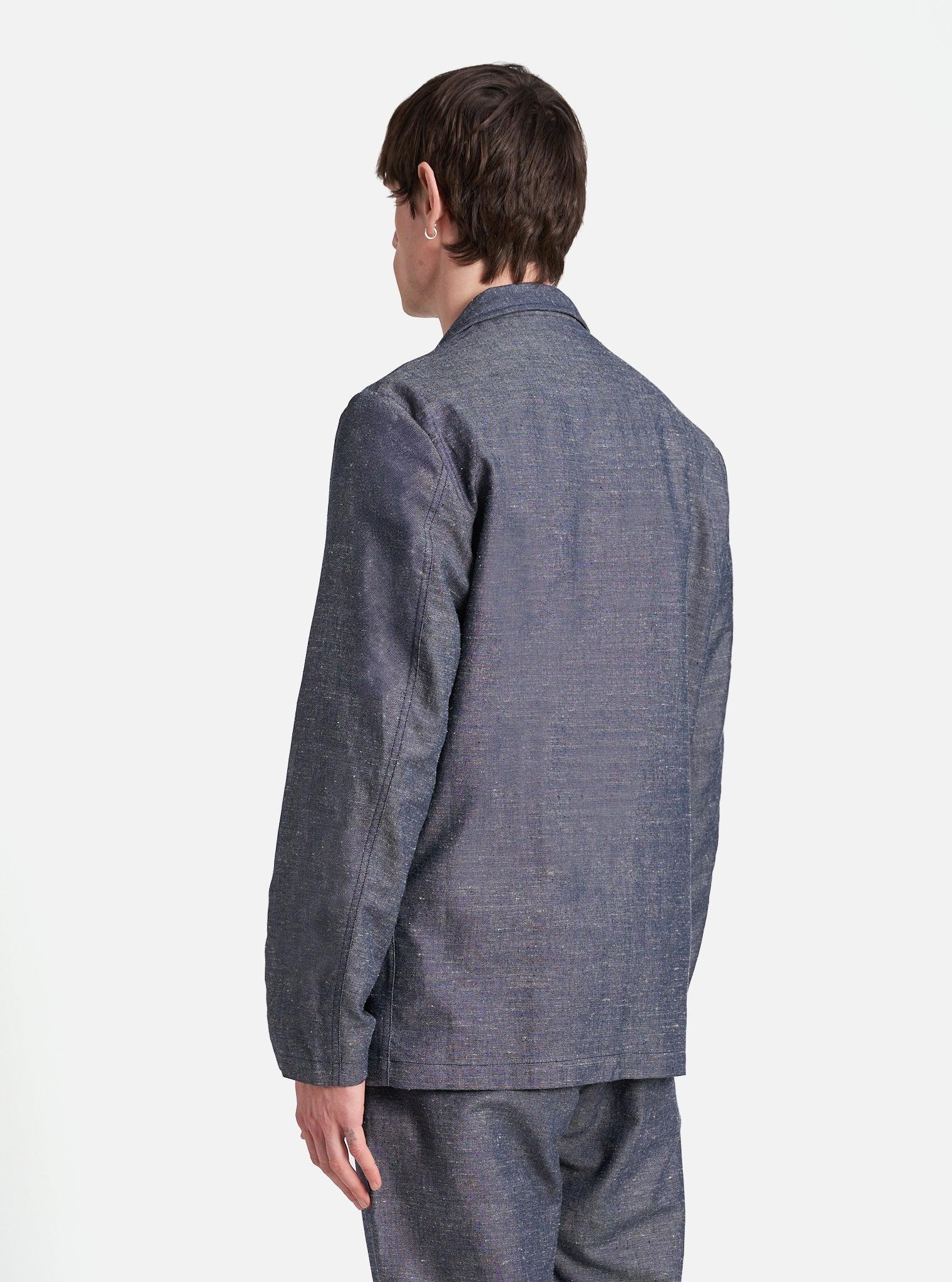 Denim Lord Cotton Linen Three Button Jacket Product Image
