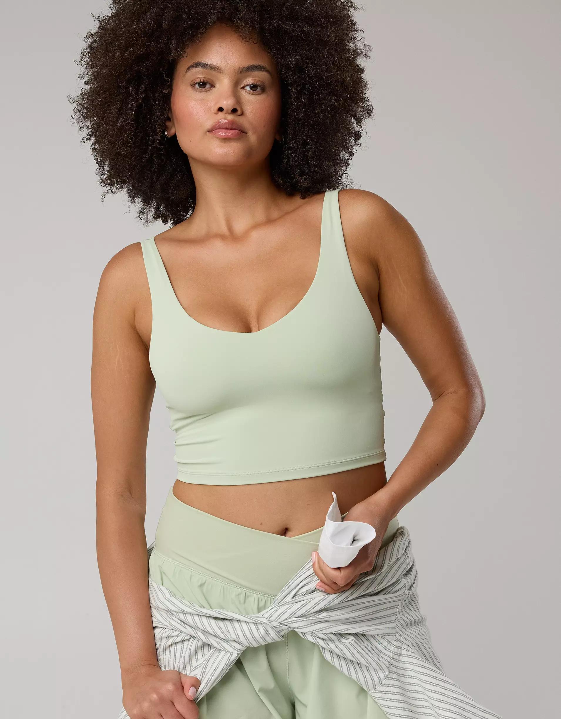 OFFLINE By Aerie Real Me Low Key Longline Sports Bra Product Image