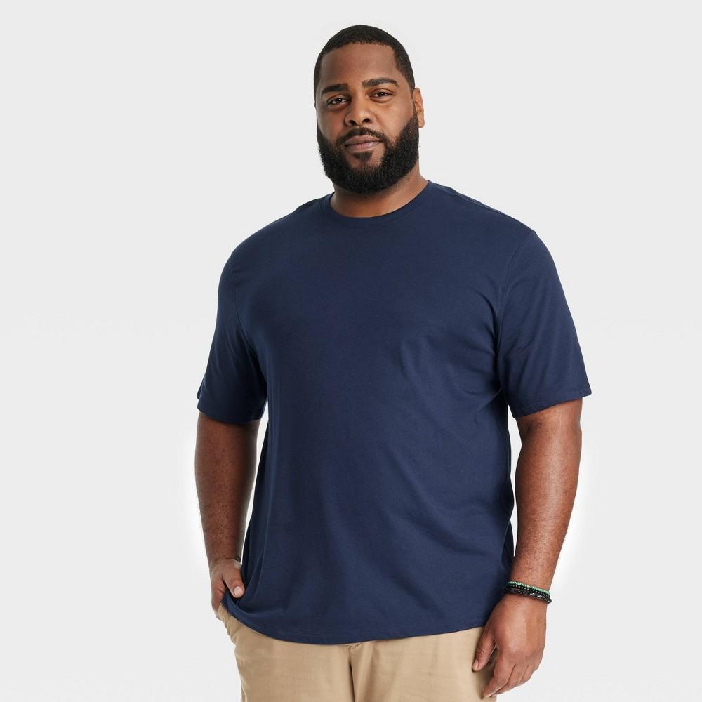 Men's Every Wear Short Sleeve T-Shirt - Goodfellow & Co™ Railroad XXL: Midweight, Crew Neck Product Image