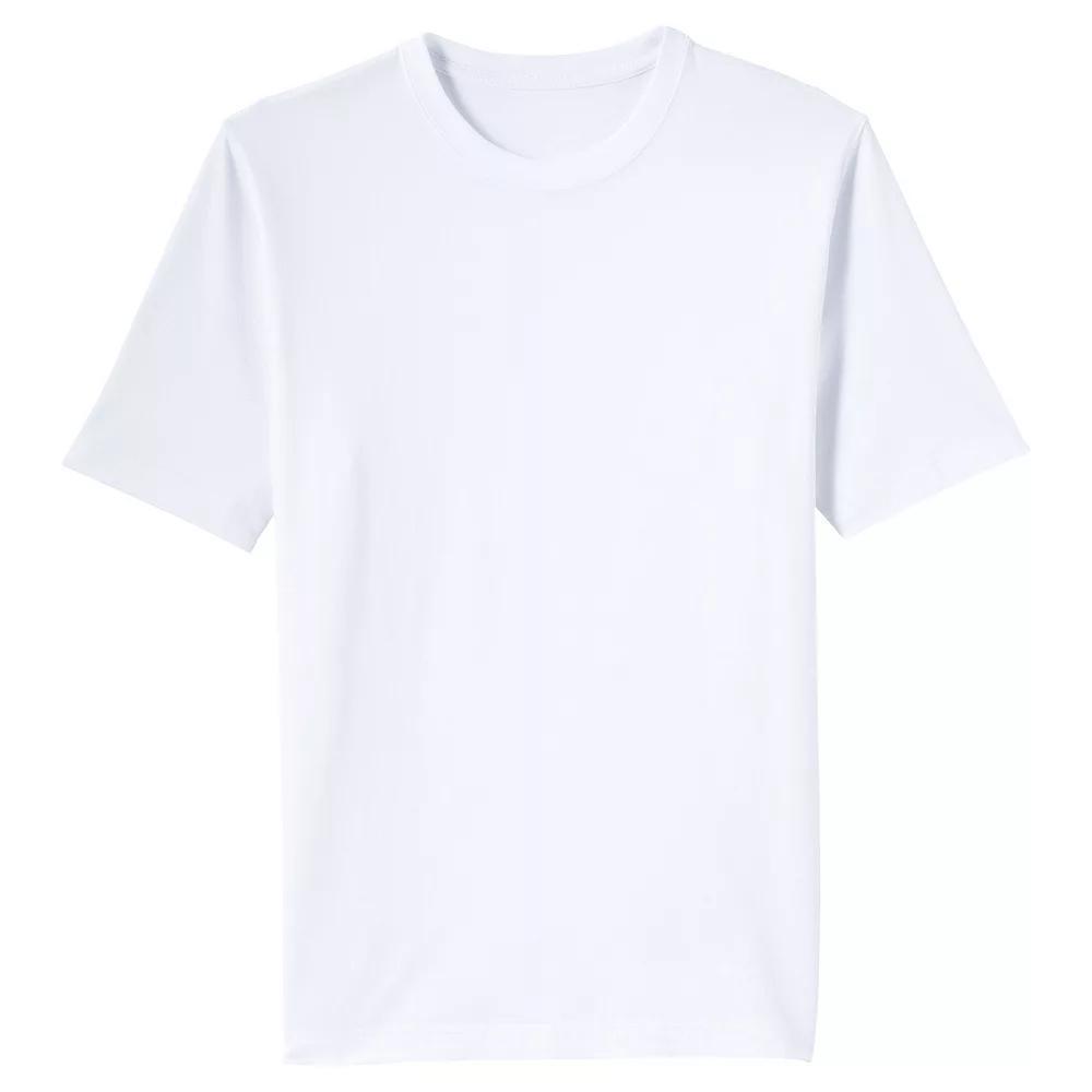 Men's Lands' End Super-T Short Sleeve T-Shirt, Size: Small, Deep Woodland Green Product Image