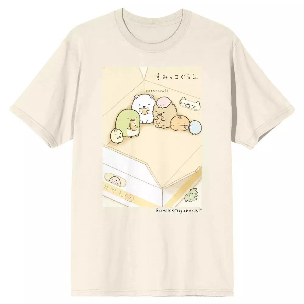 Mens Summiko Gurashi Cute Graphic Tee Beige Product Image