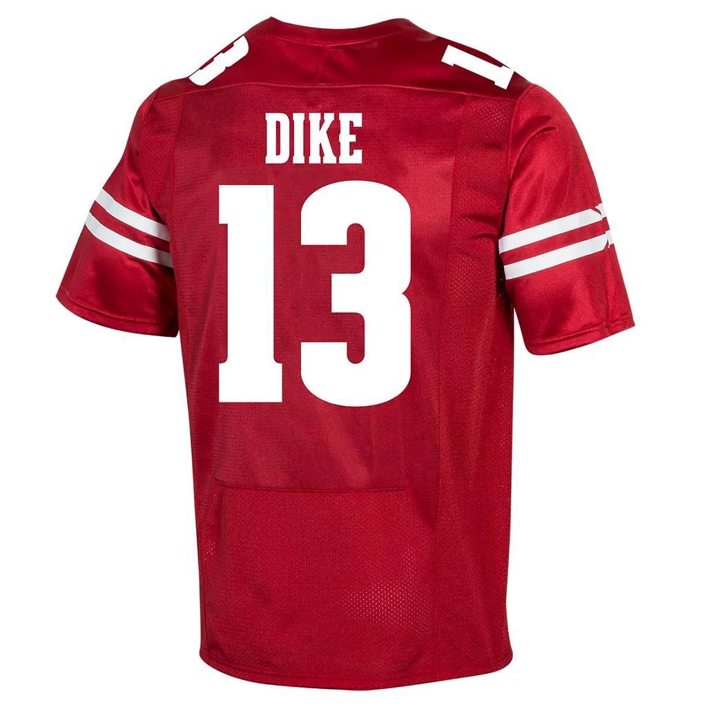 Men's UA ArmourFuse Wisconsin Football NIL Replica Jersey Product Image