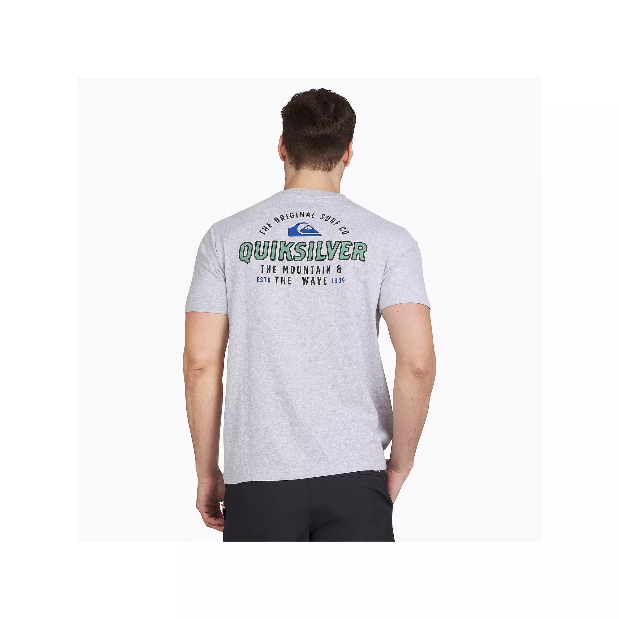 Men's Quiksilver Short Sleeve Graphic Tee, Size: Medium, Blue Blazer Product Image