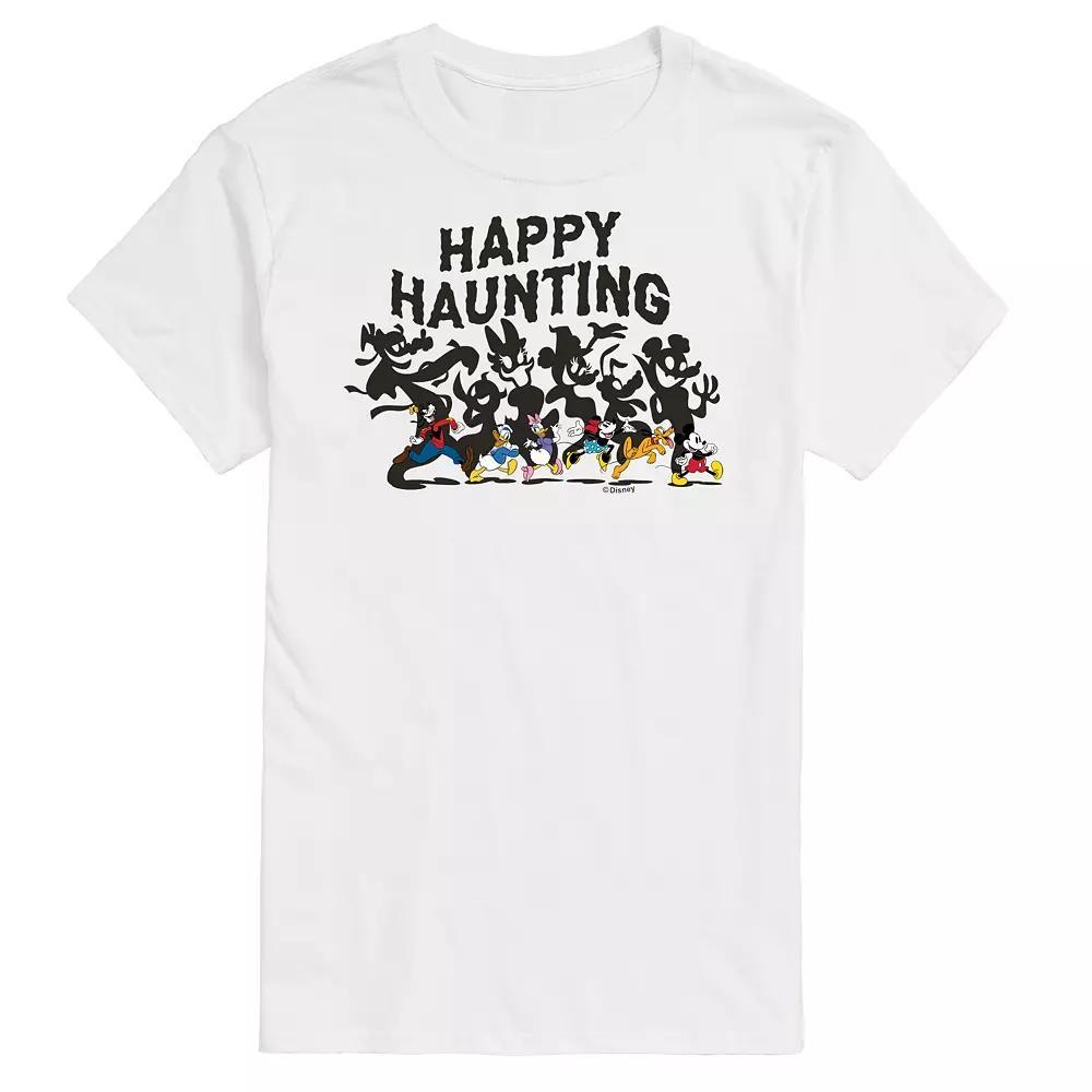 Disney's Mickey Mouse & Friends Men's Happy Haunting Graphic Tee, Size: Small, Gray Product Image