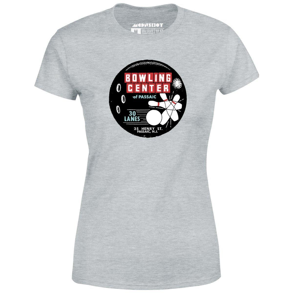Bowling Center of Passaic - Passaic, NJ - Vintage Bowling Alley - Women's T-Shirt Female Product Image