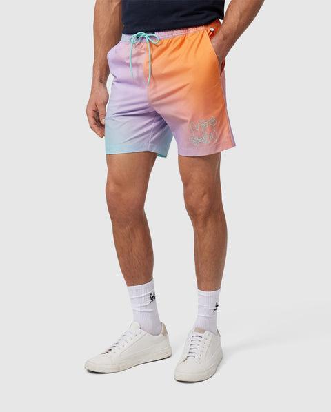 MENS WINTON PRINTED SWIM TRUNK - B6W915A2PO Product Image