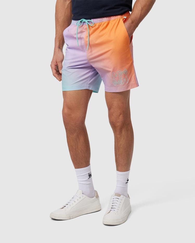 MENS WINTON PRINTED SWIM TRUNK - B6W915A2PO Product Image