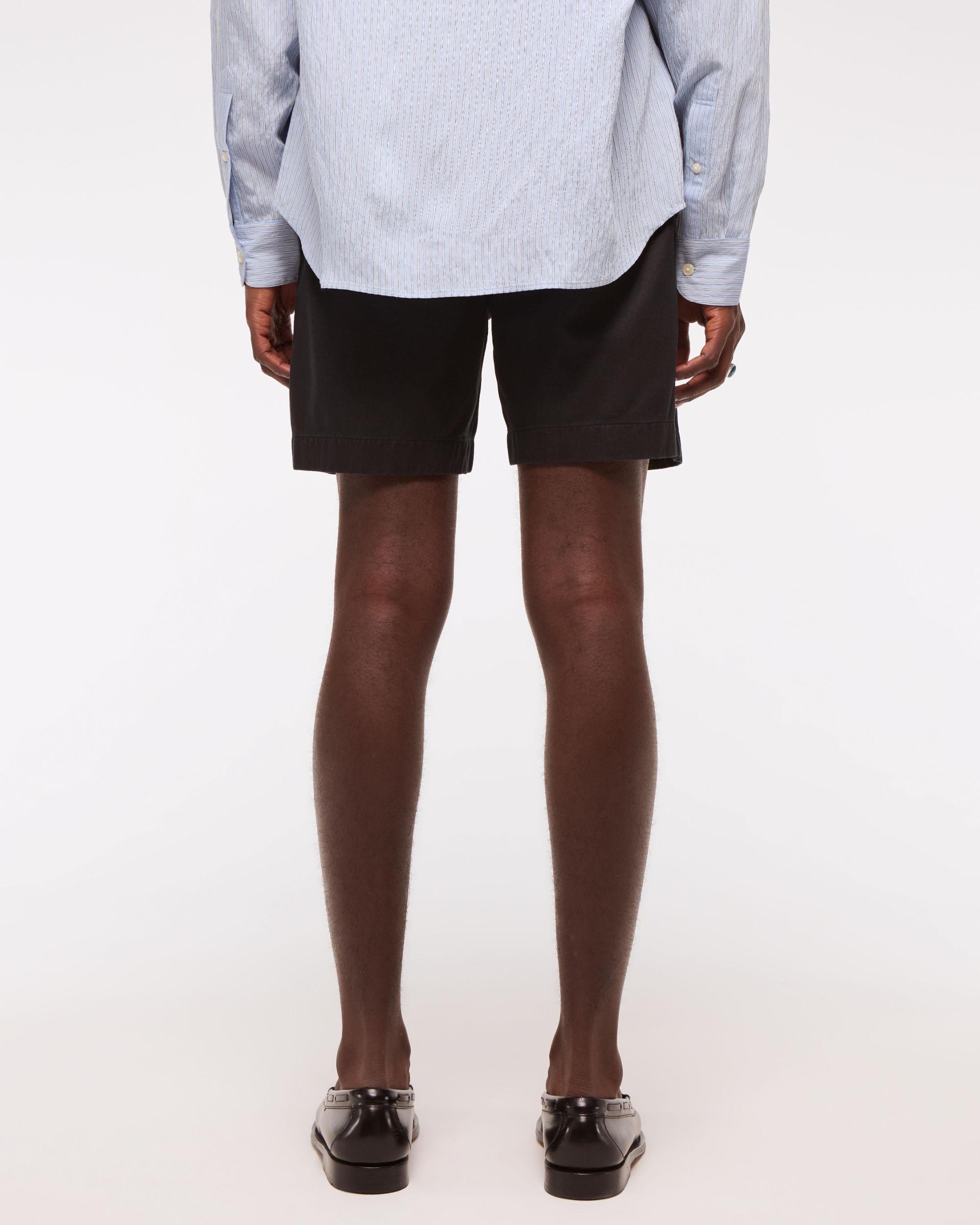 Cotton-Blend Plainfront Short Product Image