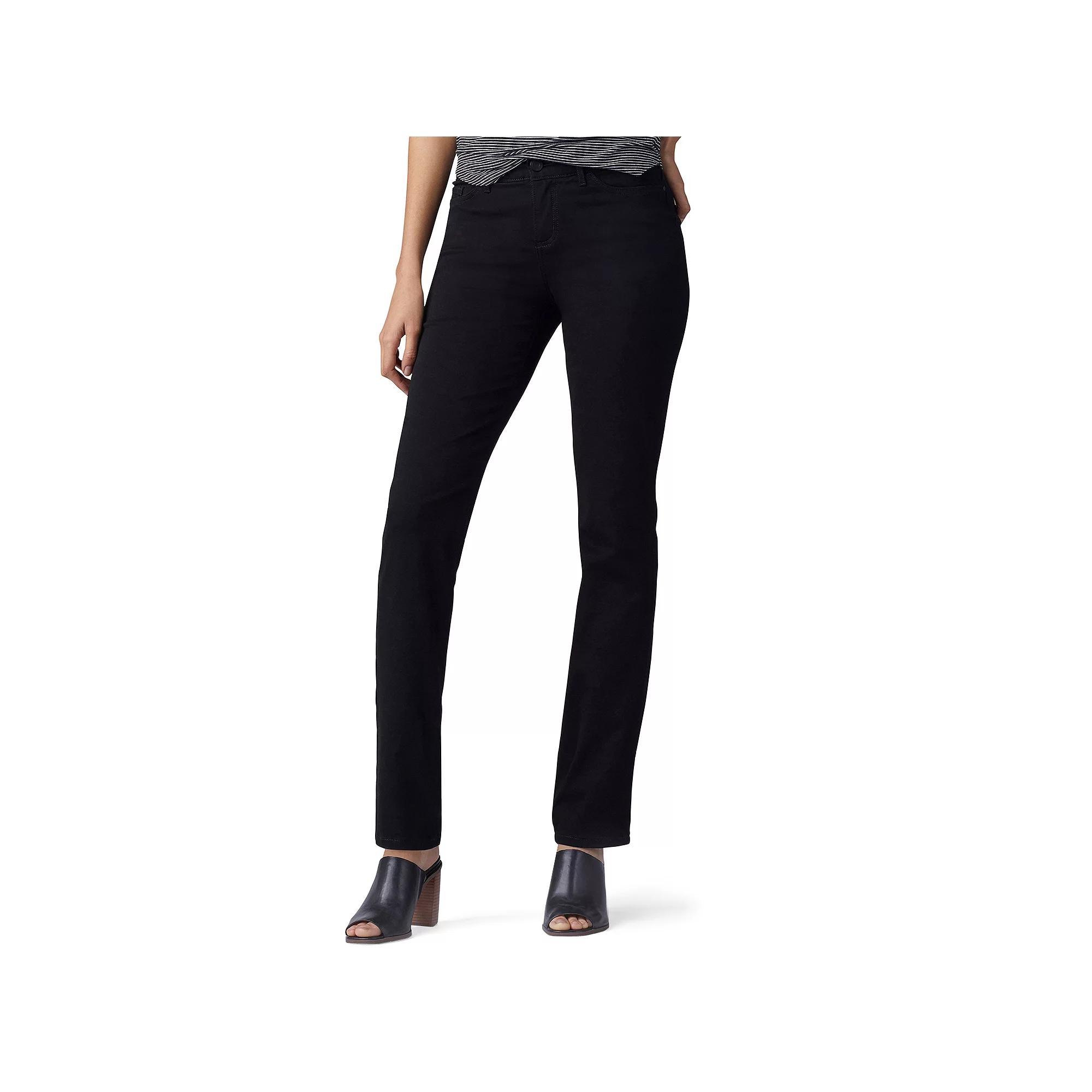 Womens Lee Flex Motion Straight-Leg Jeans Product Image