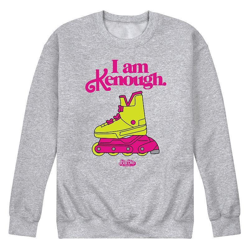 Mens Barbie The Movie Kenough Rollerblades Graphic Tee Grey Gray Product Image