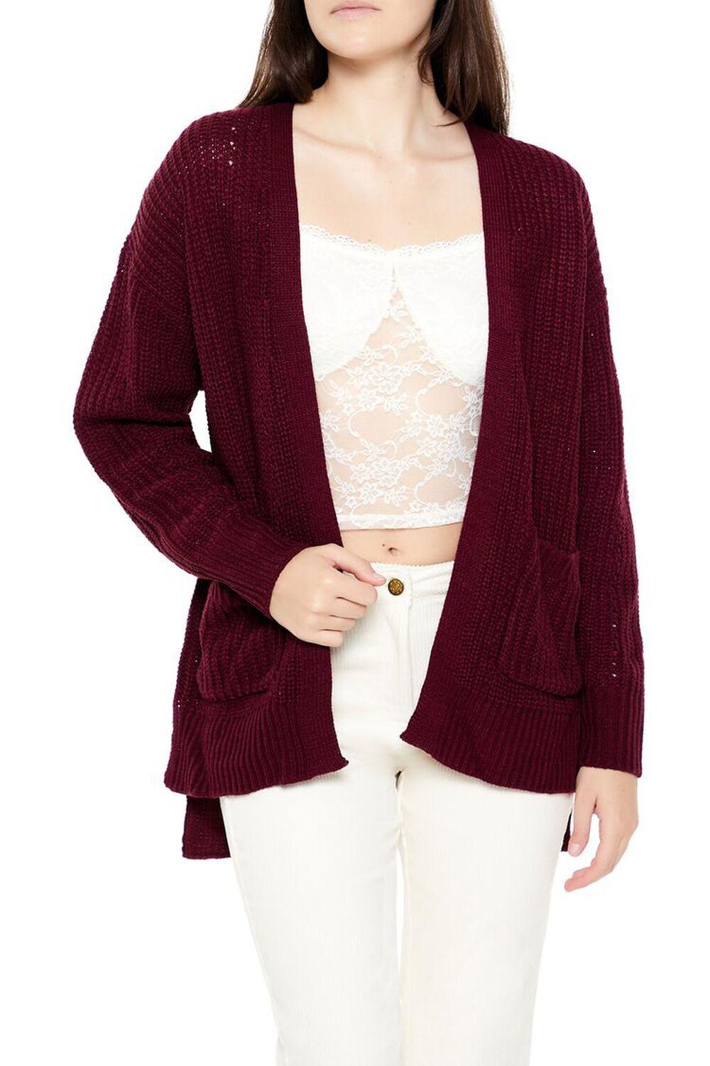 Open-Front Cardigan Sweater | Forever 21 Product Image