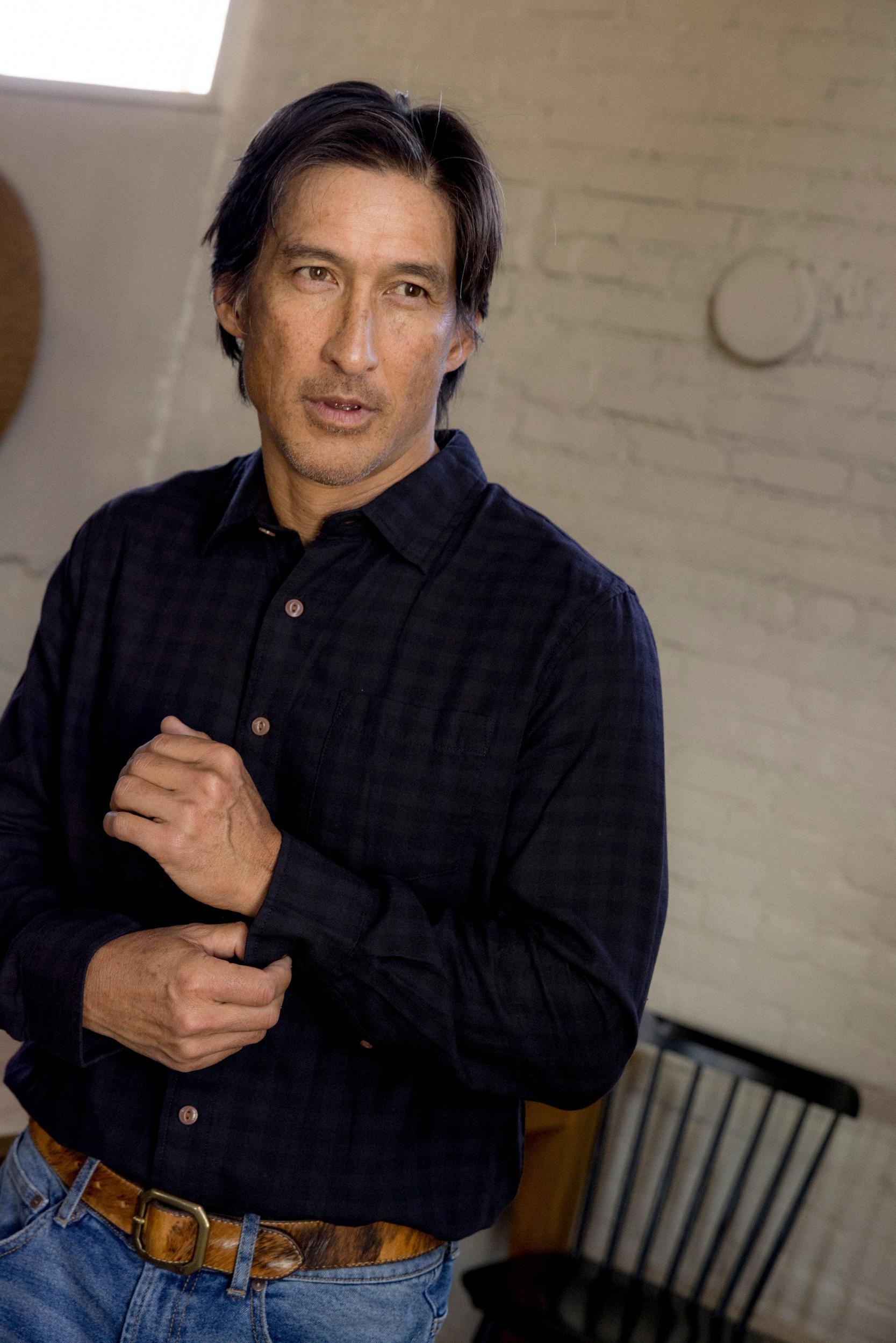 Featherweight Flannel Shirt - Navy Product Image