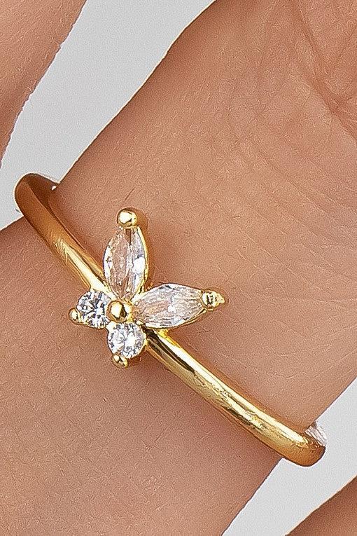Simple Skinny Butterfly Ring Product Image