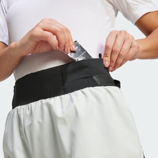 adidas Xperior Shorts Linen Green XS 3 Womens Product Image