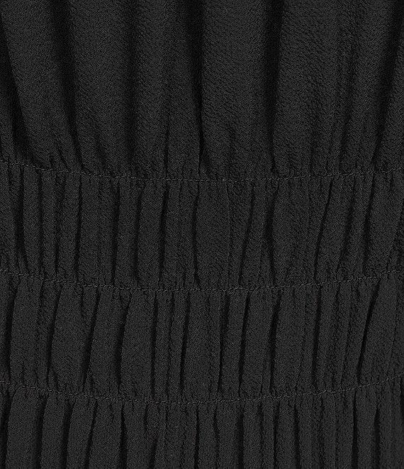 Alex Marie Bentley Pebble Crepe Scoop Neck Sleeveless Maxi Dress Product Image