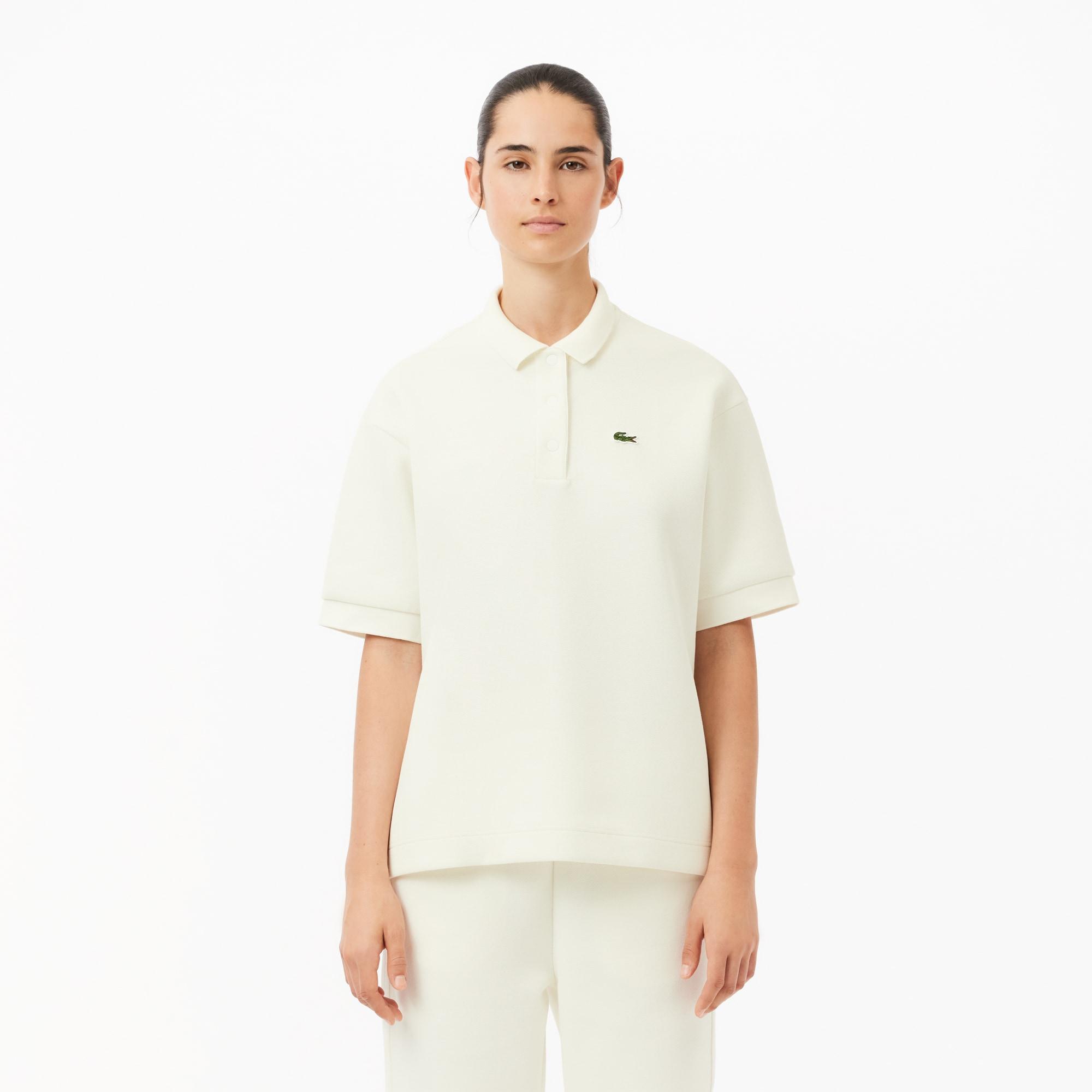 Oversized Piqué Polo Shirt Product Image
